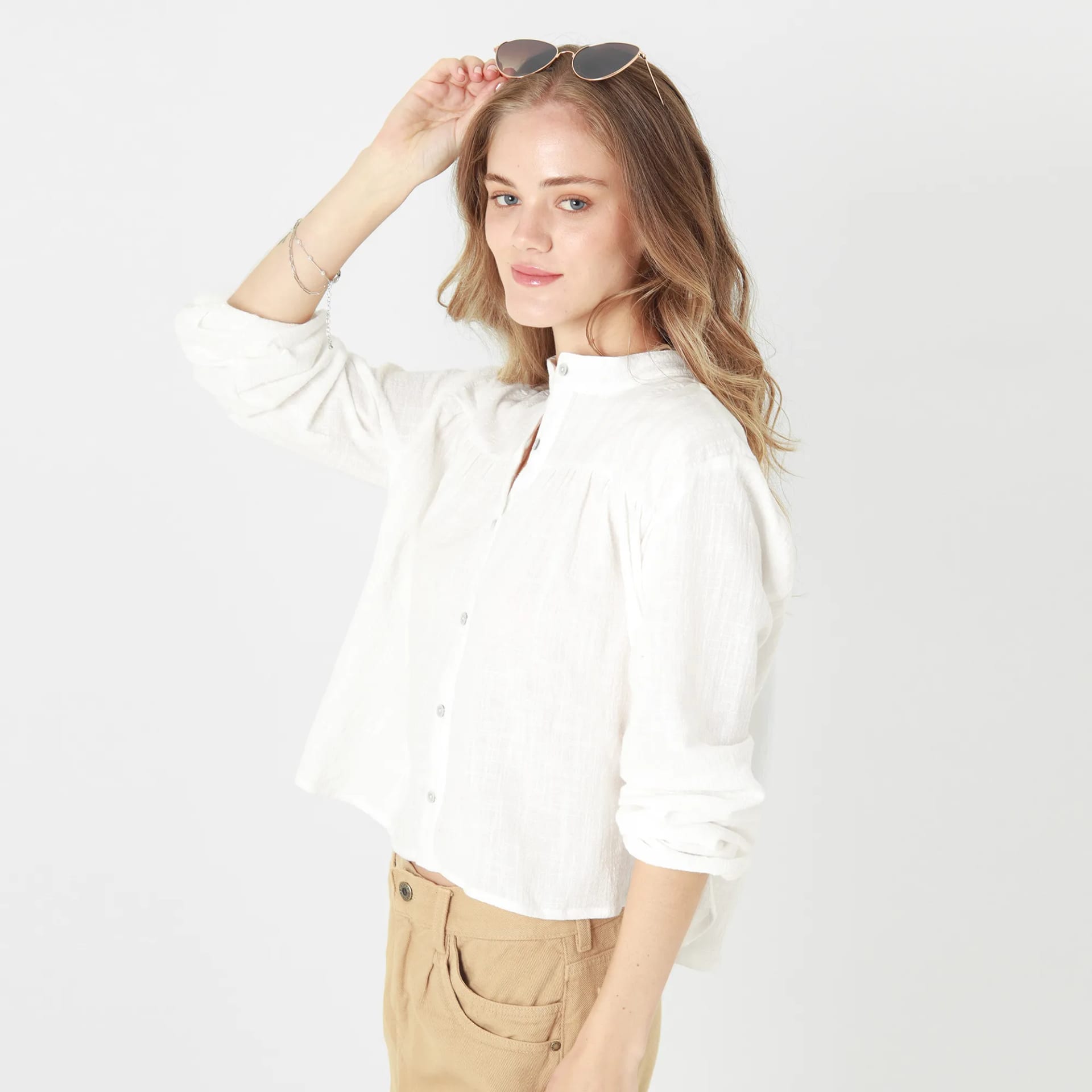 Blusa Cuello Neru Manga Larga - imagen 5