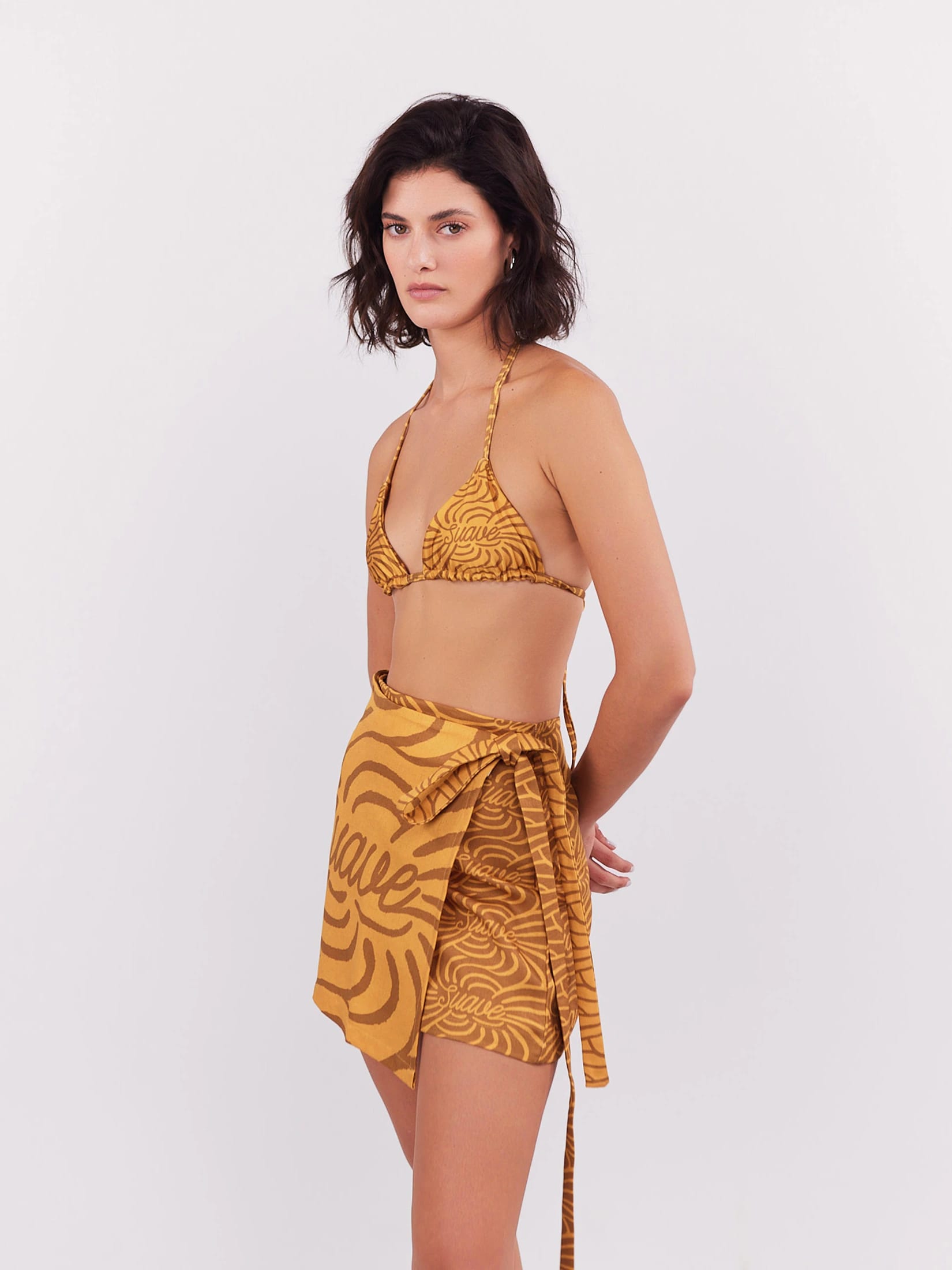 Mini Falda Suave - Ocre - imagen 1