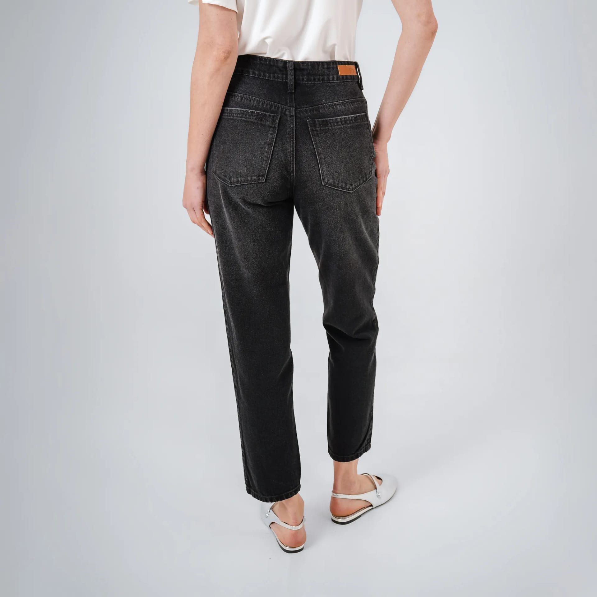 Jean Tiro Alto Bota Skinny Crop - imagen 3