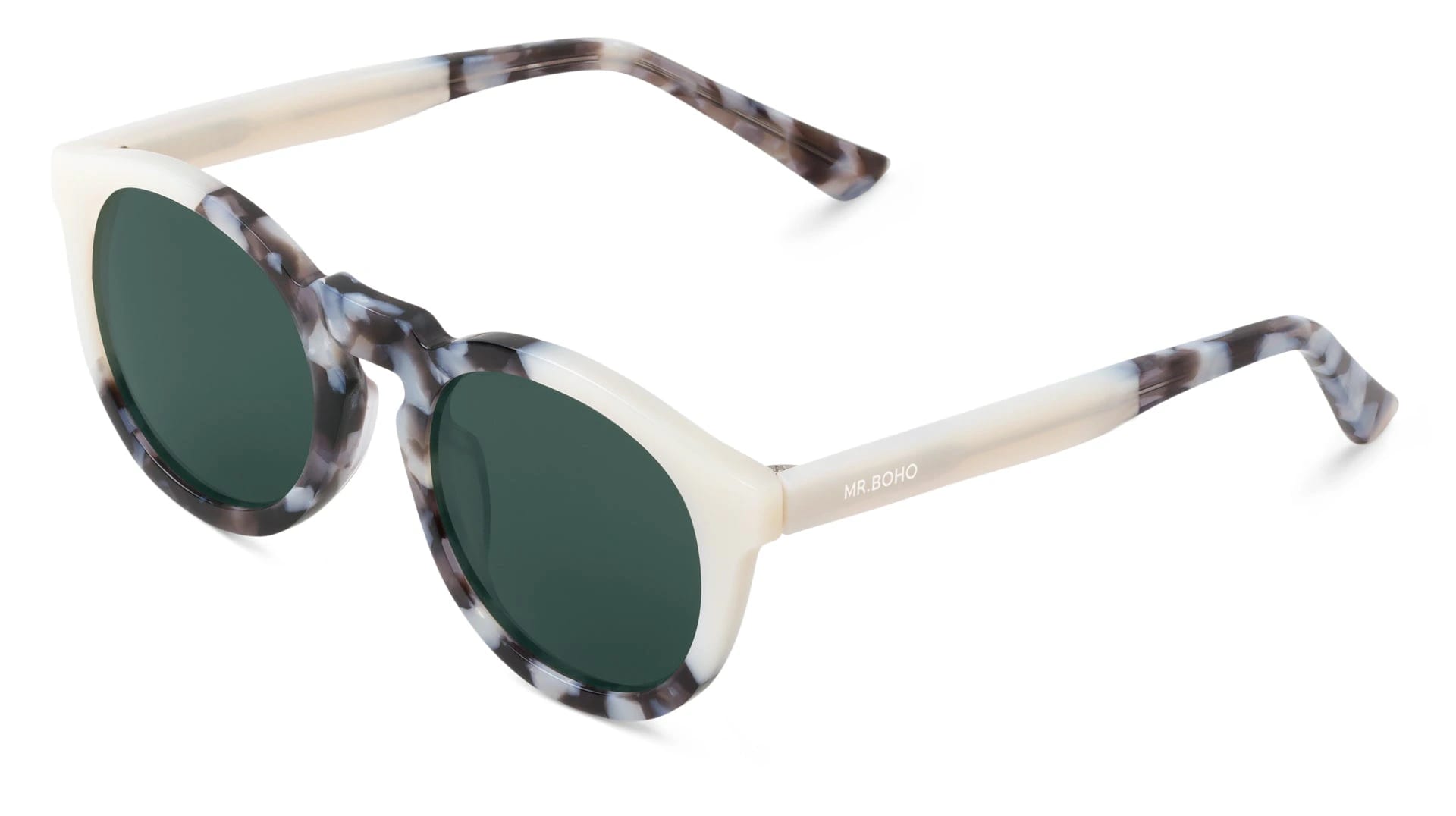 CREAM/ ASH TORTOISE JORDAAN WITH CLASSICAL LENSES - imagen 2