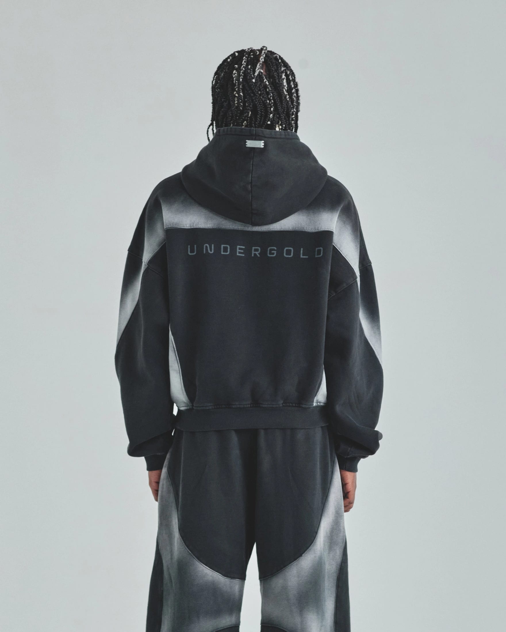 Act 1 UG Boxy Fit Hoodie Sandblast Black - imagen 7