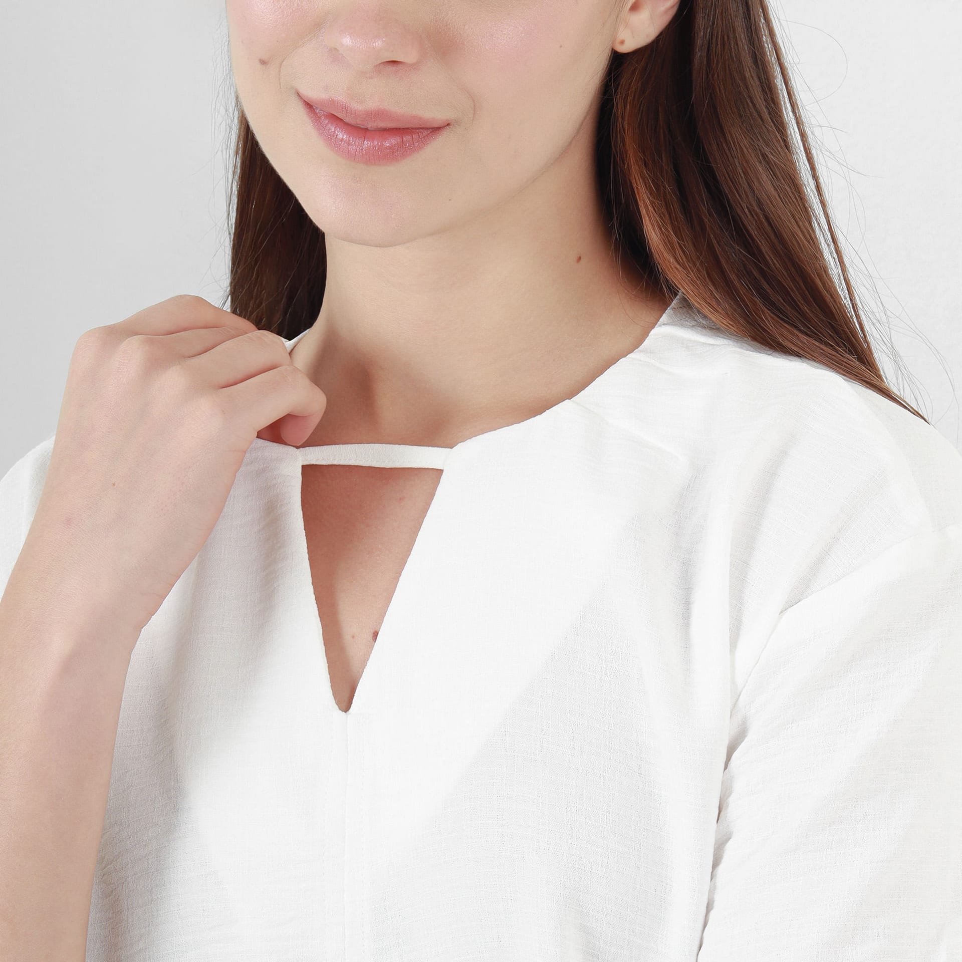 Blusa Cuello V Manga Corta - imagen 4