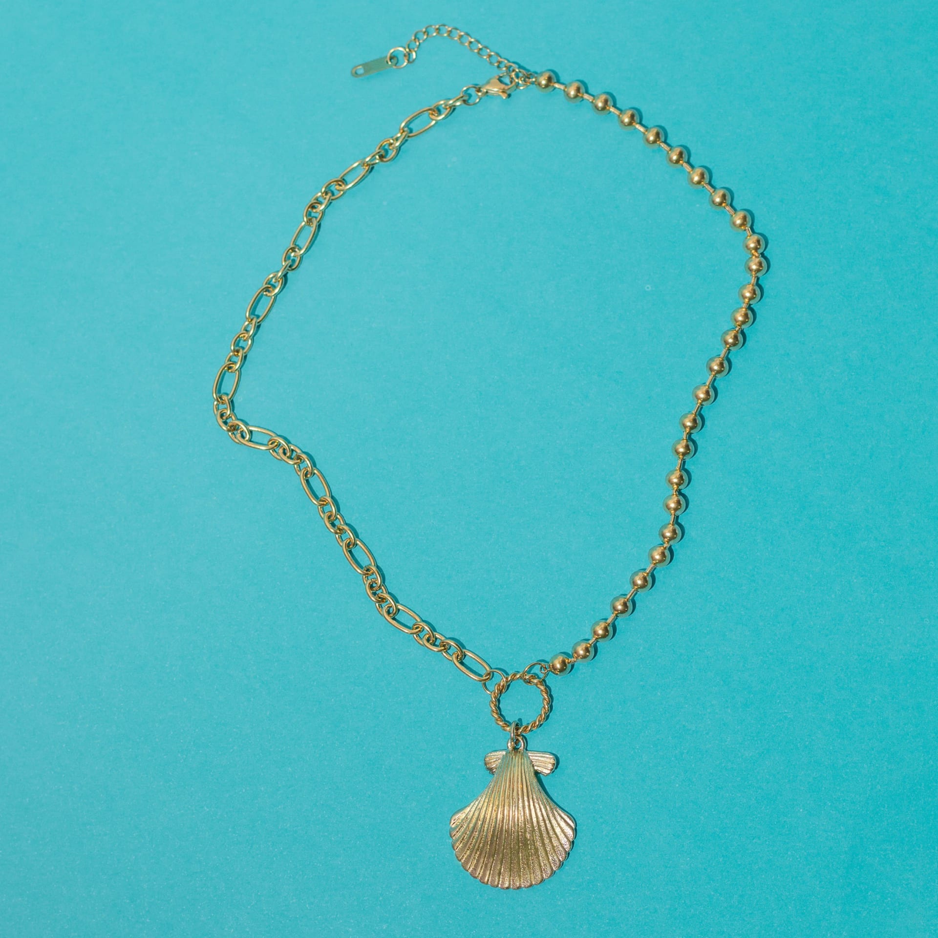 Collar Acero concha - imagen 1