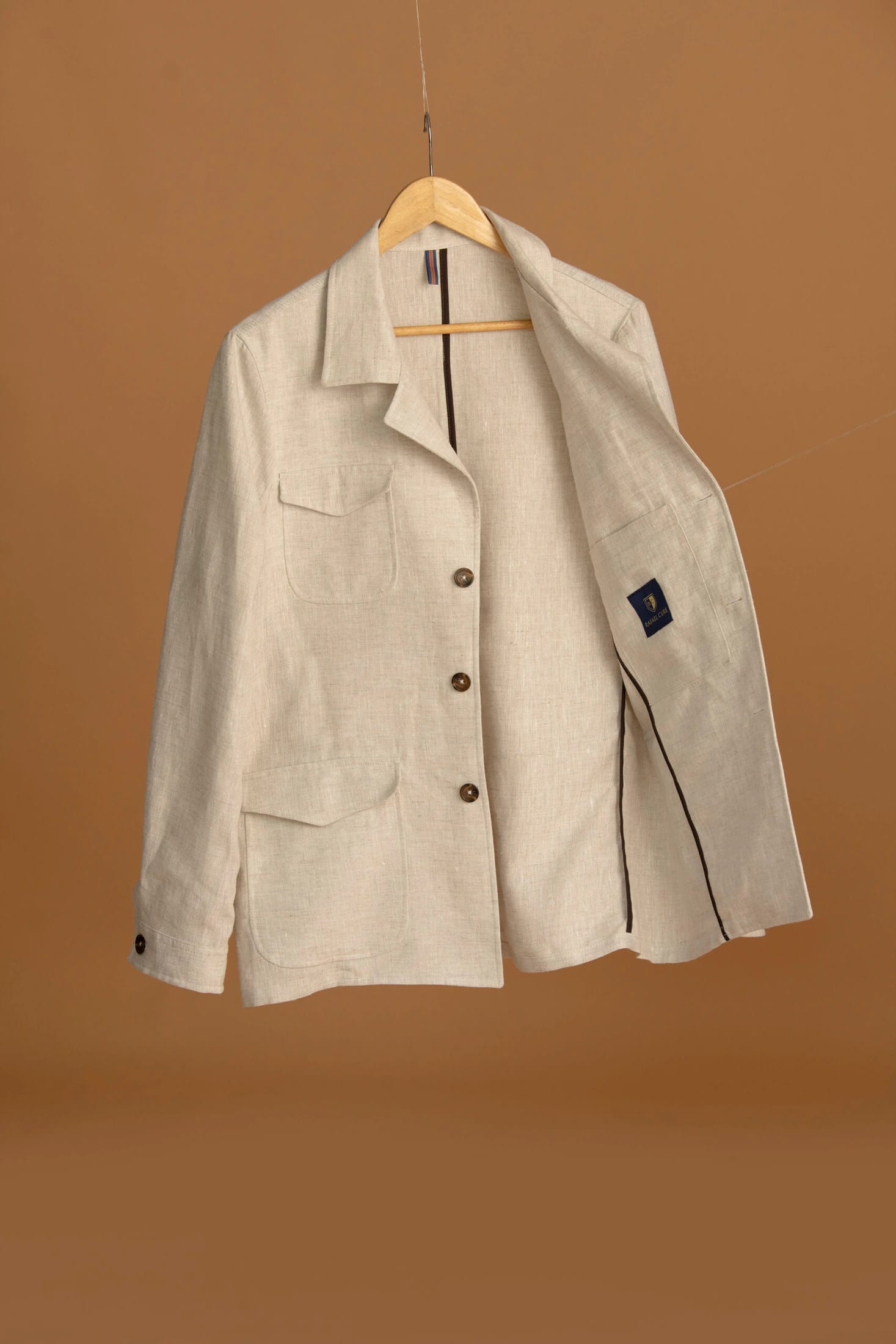 Chaqueta Safari Lino Arena - imagen 6