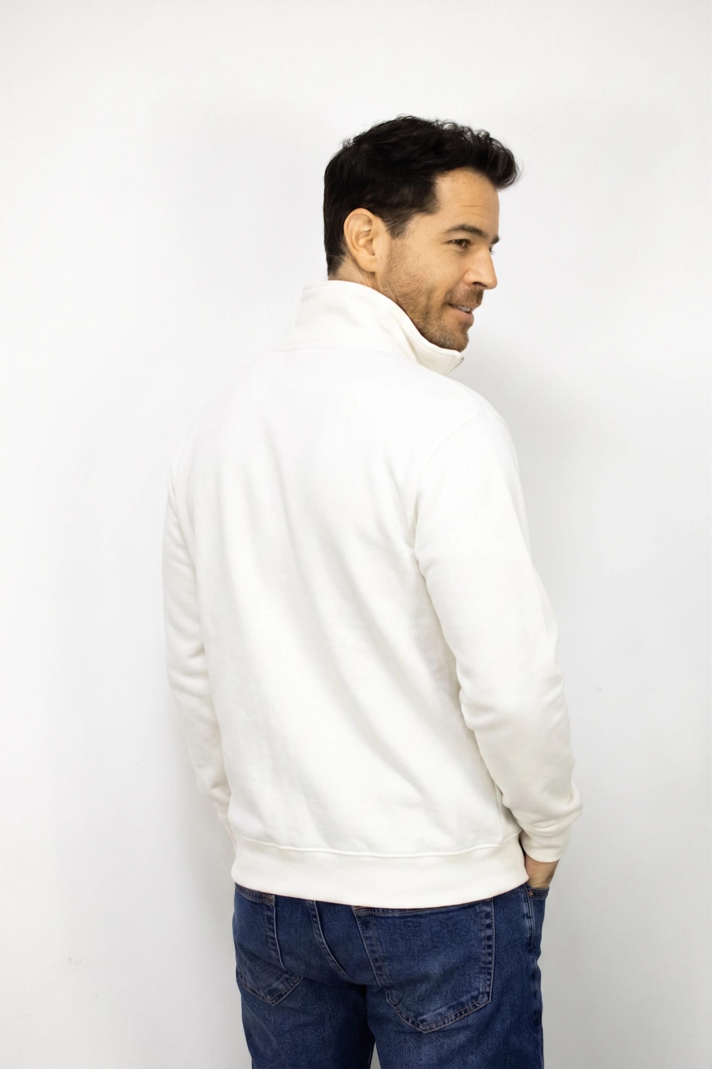 Saco marfil con Cremallera para hombre - imagen 2