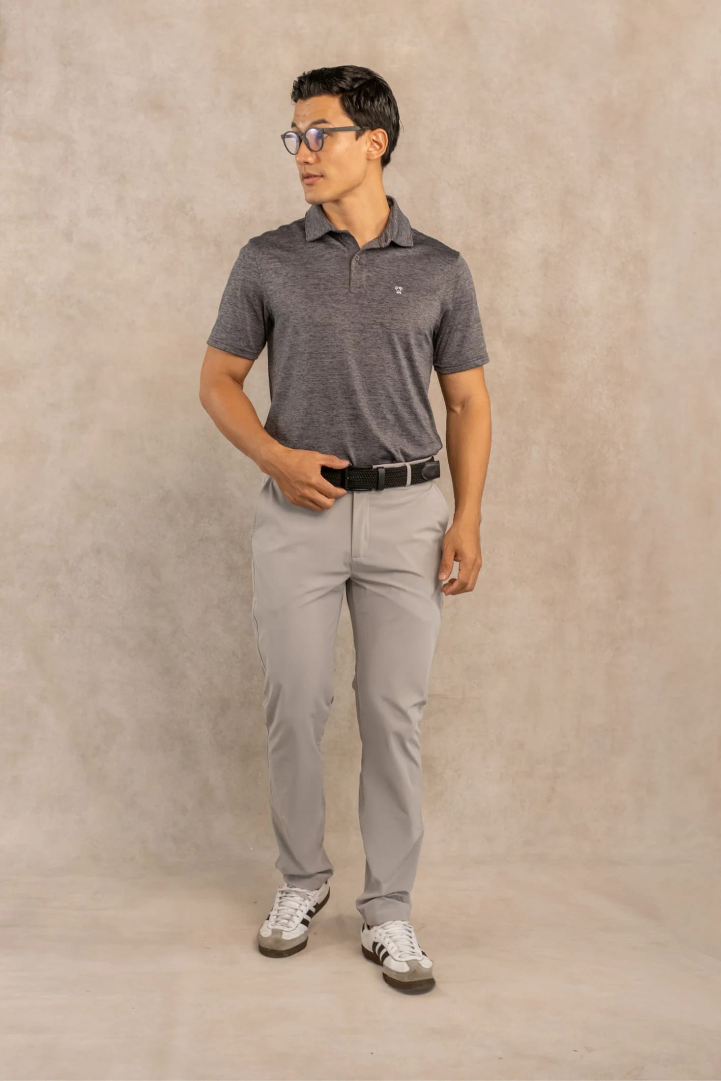 Polo Performance Antiarrugas Gris Jaspe - imagen 9