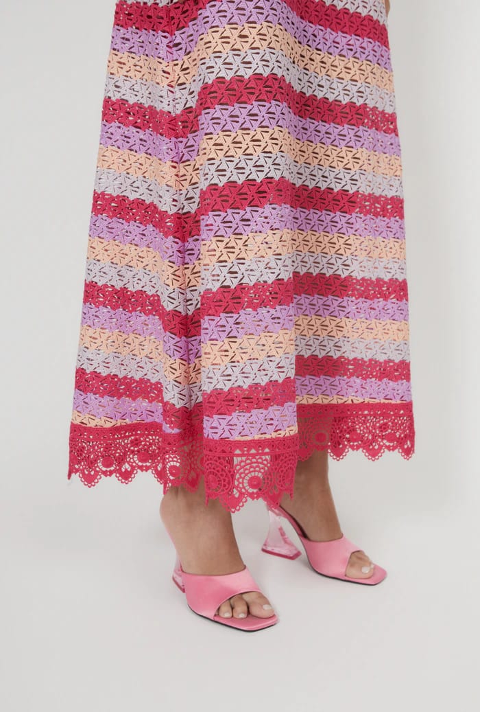 PALMARITO MAXI DRESS RASPBERRY - imagen 2