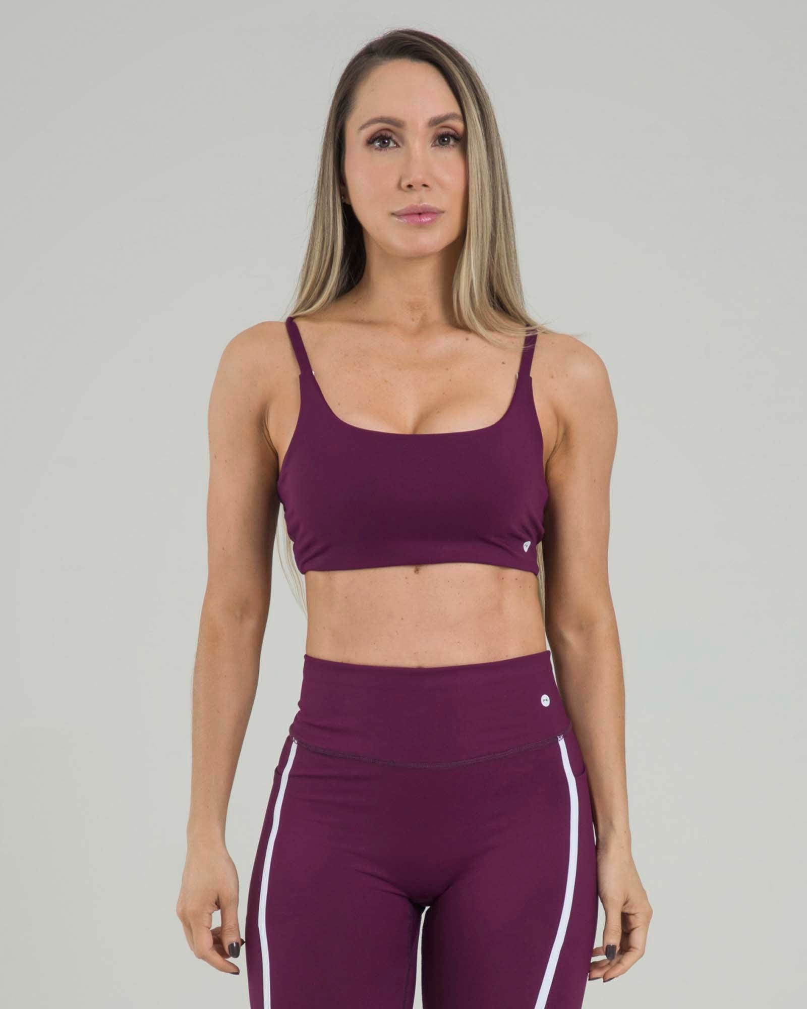 Top sisa sculpt line uva amaranta lumen FIBER - imagen 1