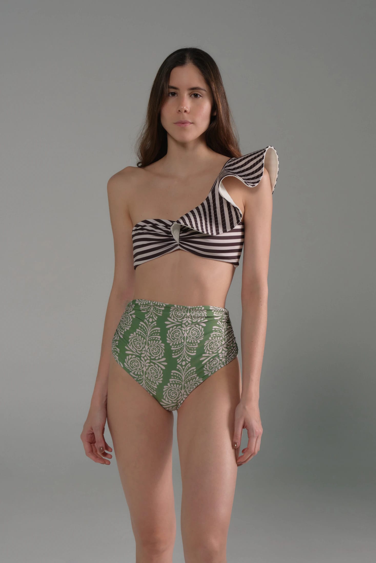 Victoria Vintage Bottom / Green Arabesque - imagen 2