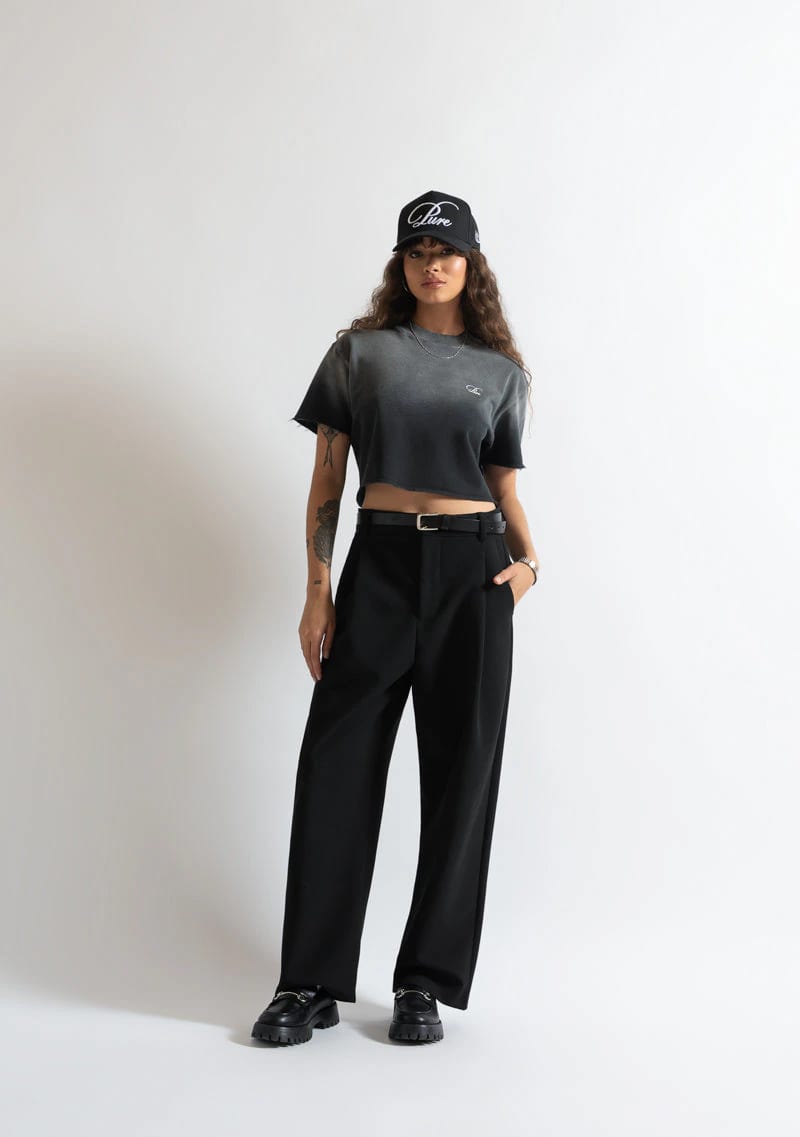 Monclair washed black Crop top - imagen 4