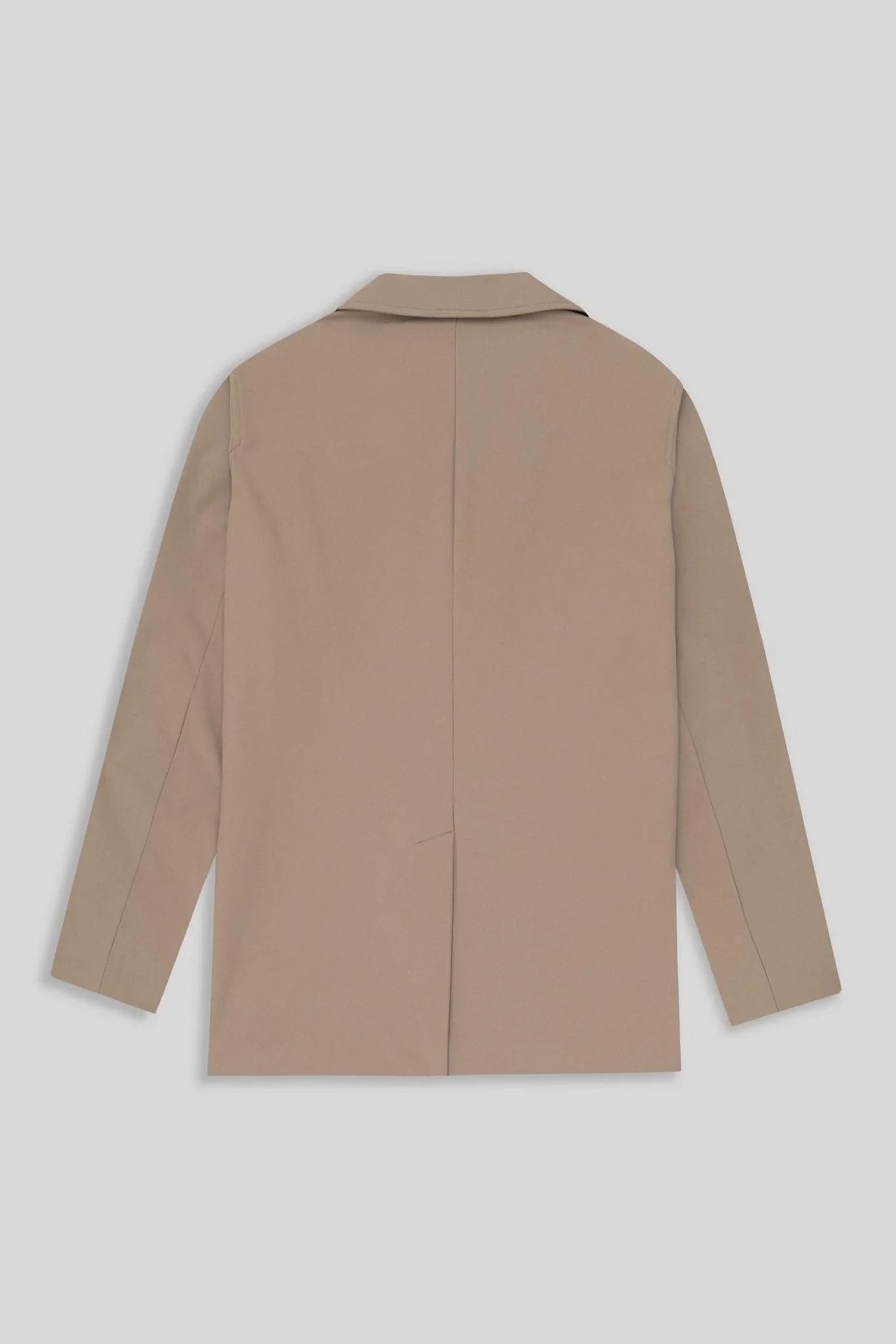 men’s mixed fabric camel luciano coat - imagen 3