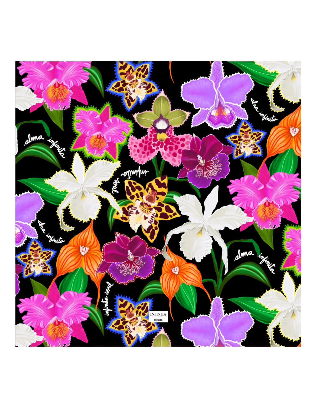 Pañoleta / Jarabe de flor Negro - imagen 1