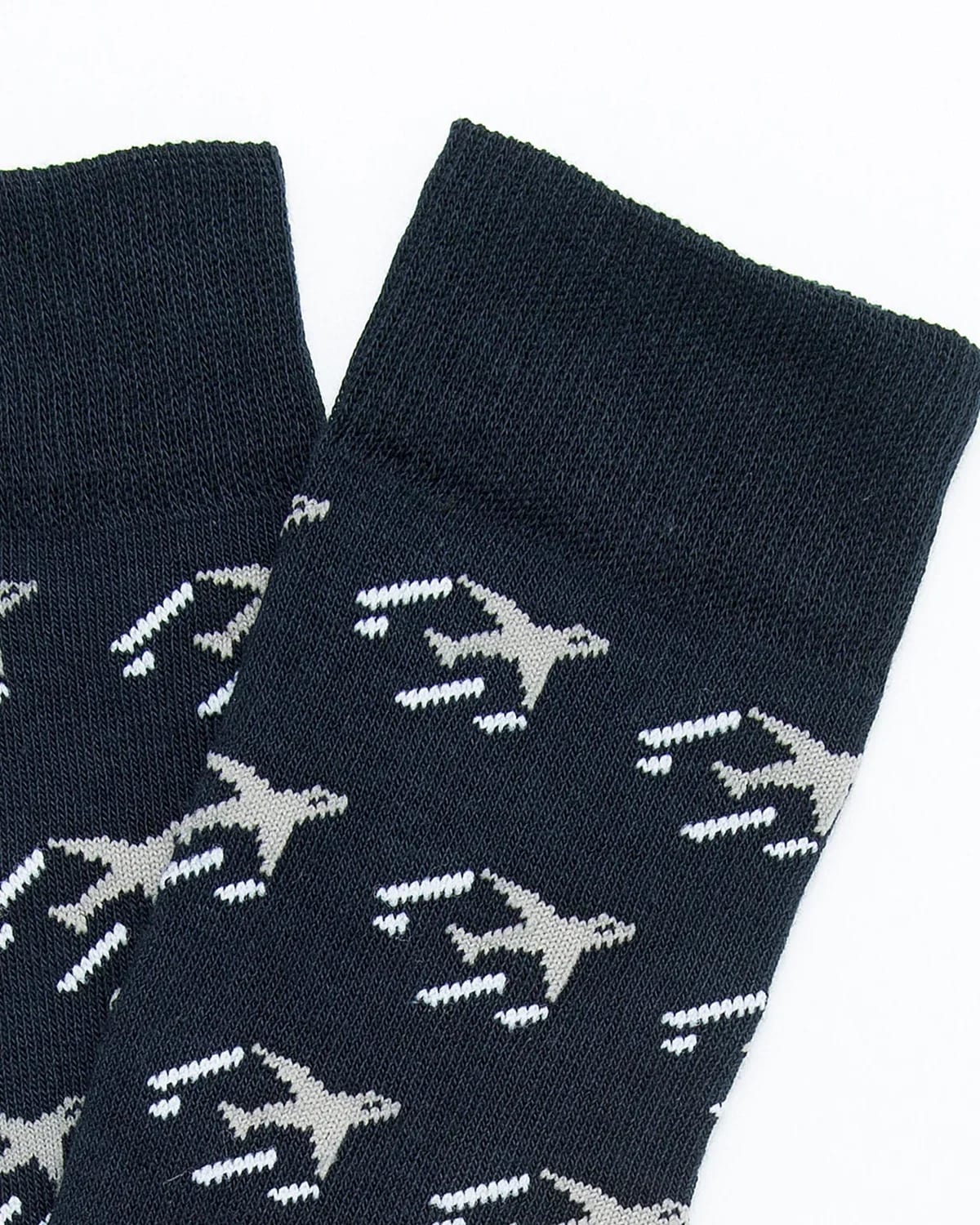 Medias Algodón Estampado Aviones - Fondo Azul - imagen 4