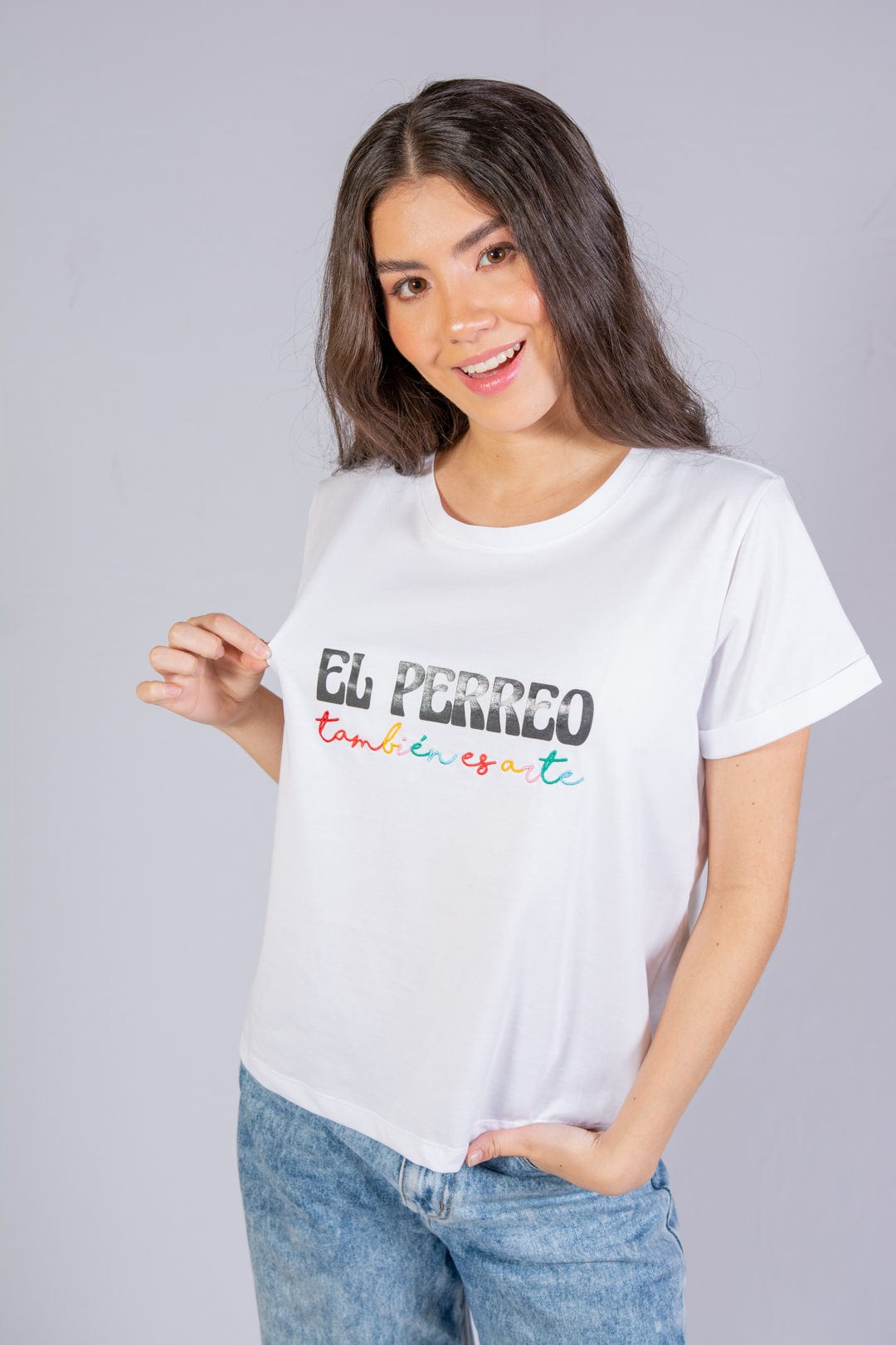 El Perreo es Arte Oversized Tee - imagen 3