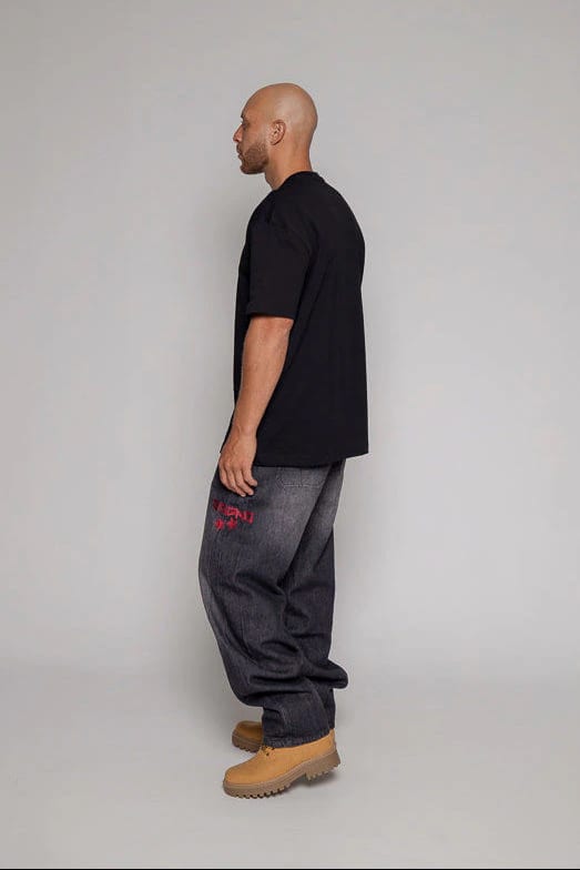 Baggy Remainder Stone-Negro - imagen 7