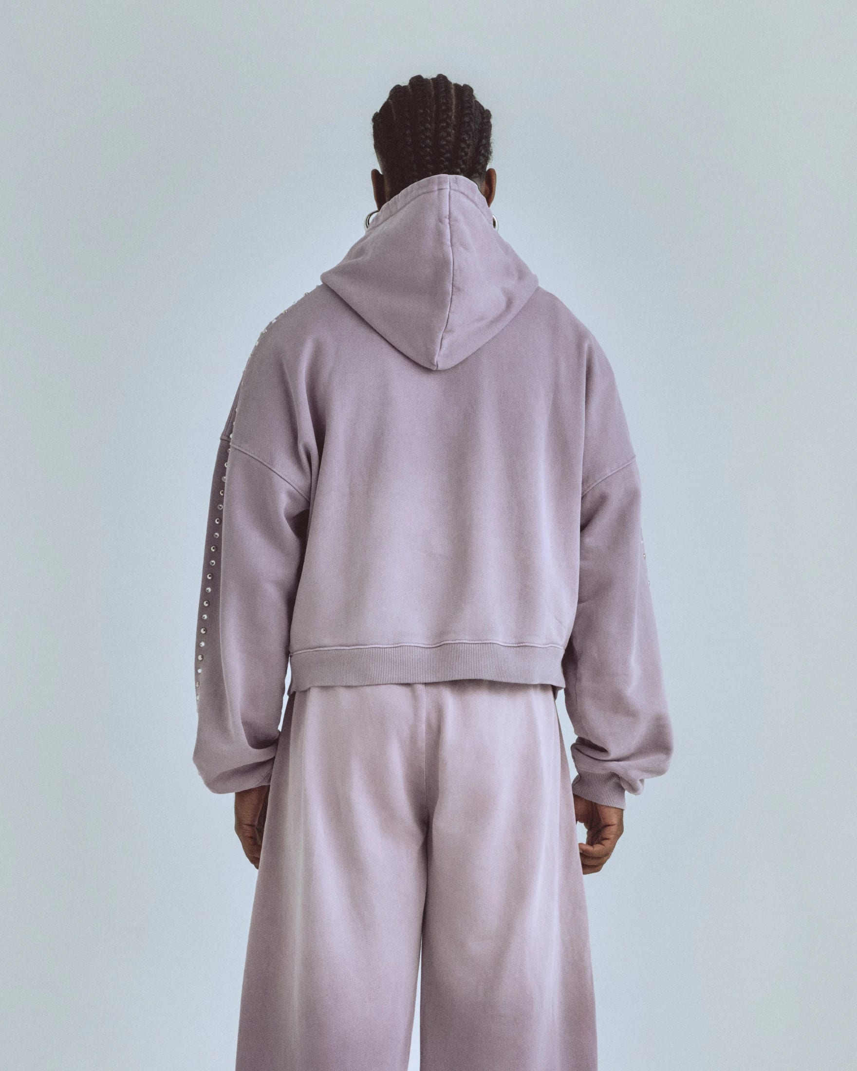 Santa Unión Basic  Boxy Hoodie Purple - imagen 6