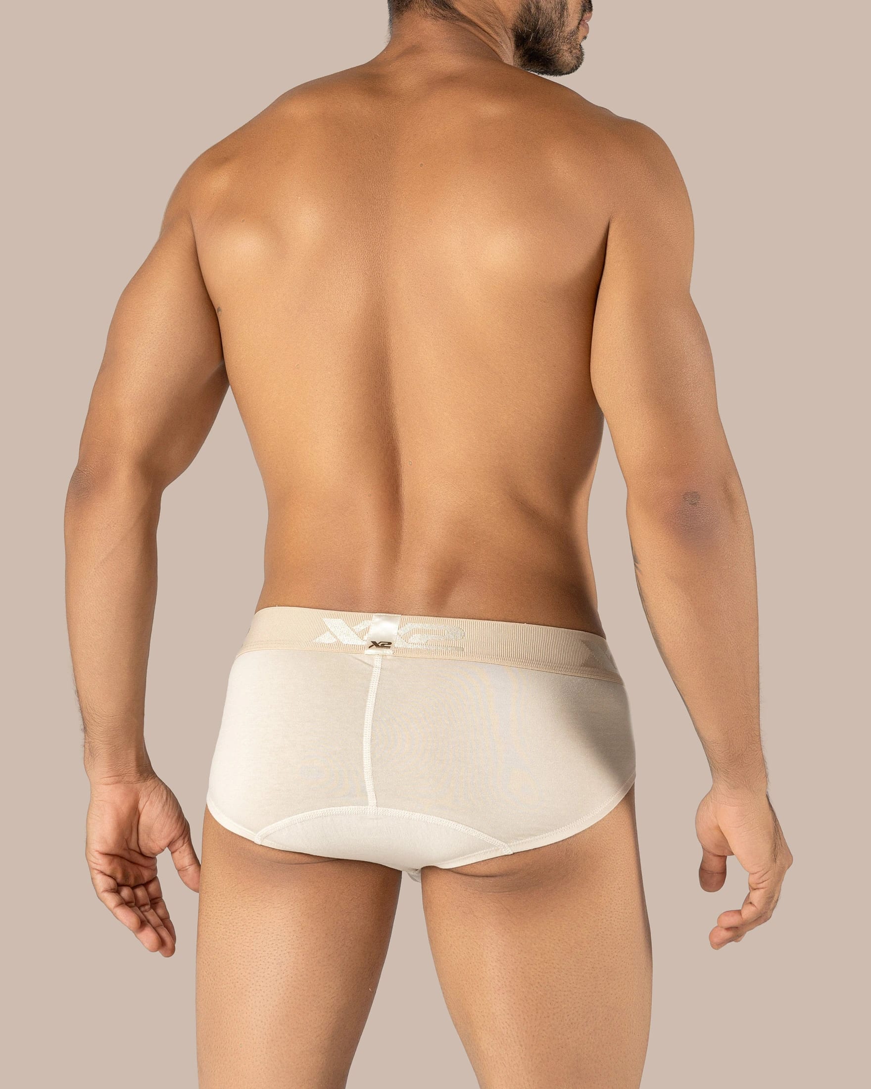 Brief Torino Algodón Beige X2 - imagen 2