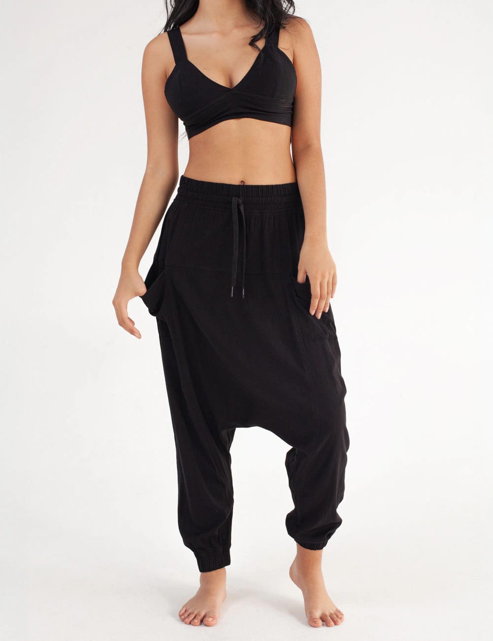 Pantalón Aladino negro mujer - imagen 7