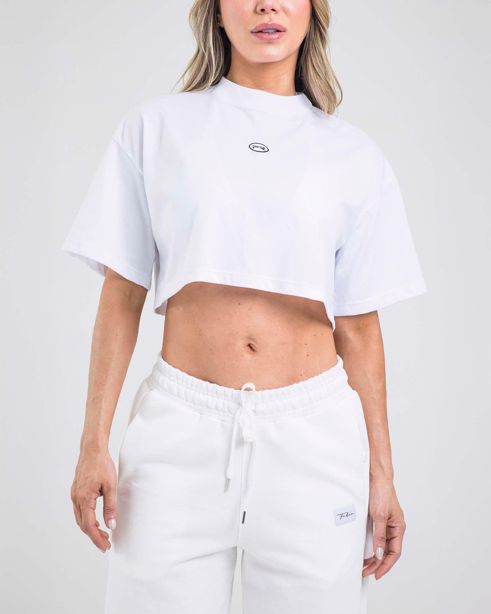 Camiseta bold trace blanco outdoor FIBER - imagen 3