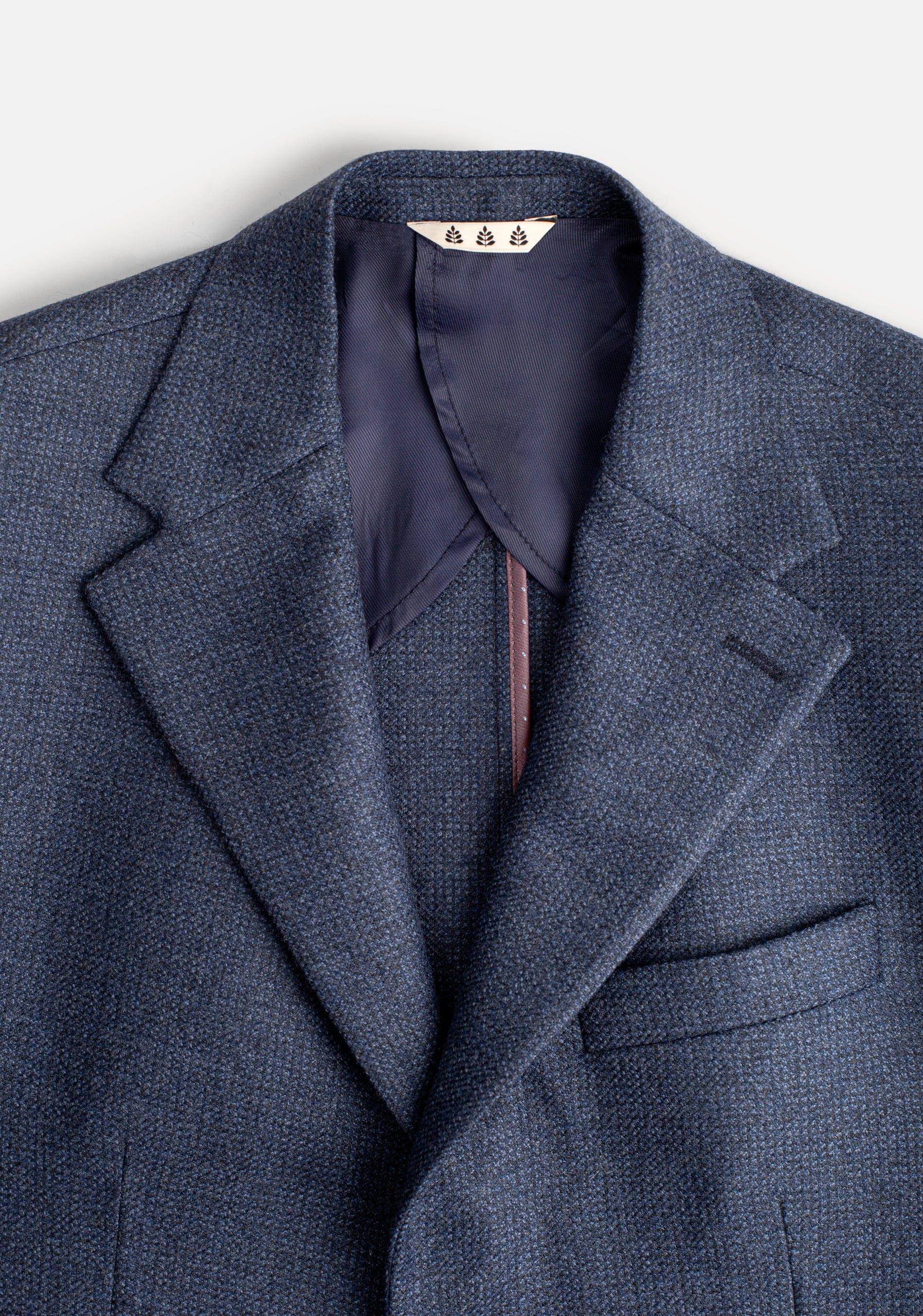 Blazer H Poett Lana Azul Med - imagen 2