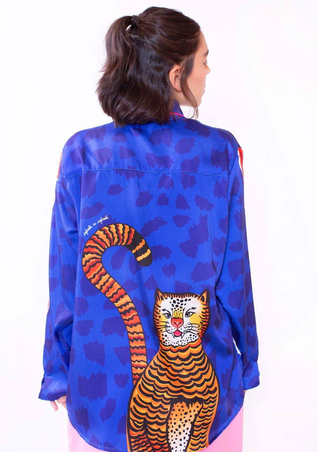 Camisa Manga Larga Unisex / Ilustración Dinastía Tropical Blu - imagen 4