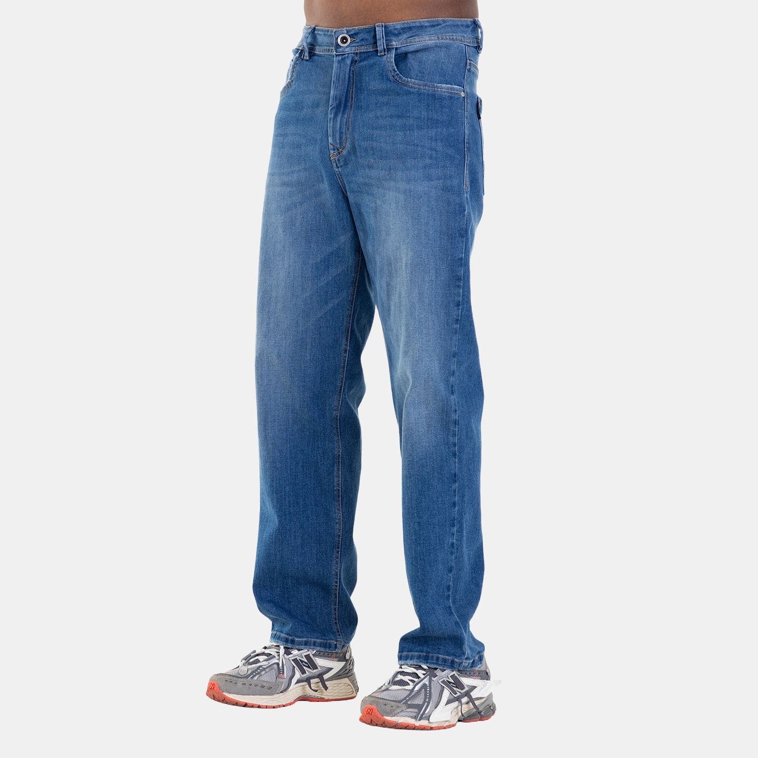 Straight Fit Jeans Mid Blue - imagen 2