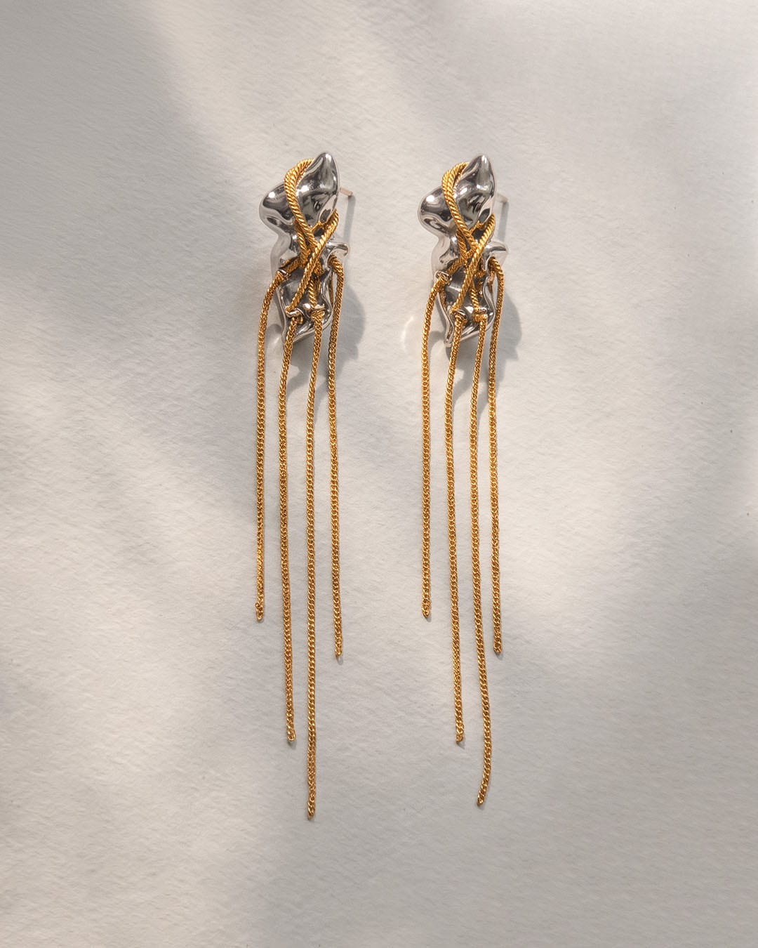 Aretes Irregulares Cadenas - imagen 1