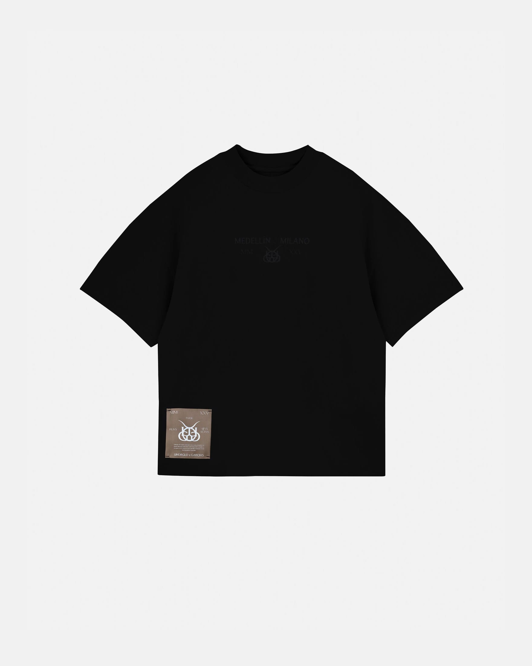 Santa Unión Basic Boxy Fit Tshirt Black - imagen 3