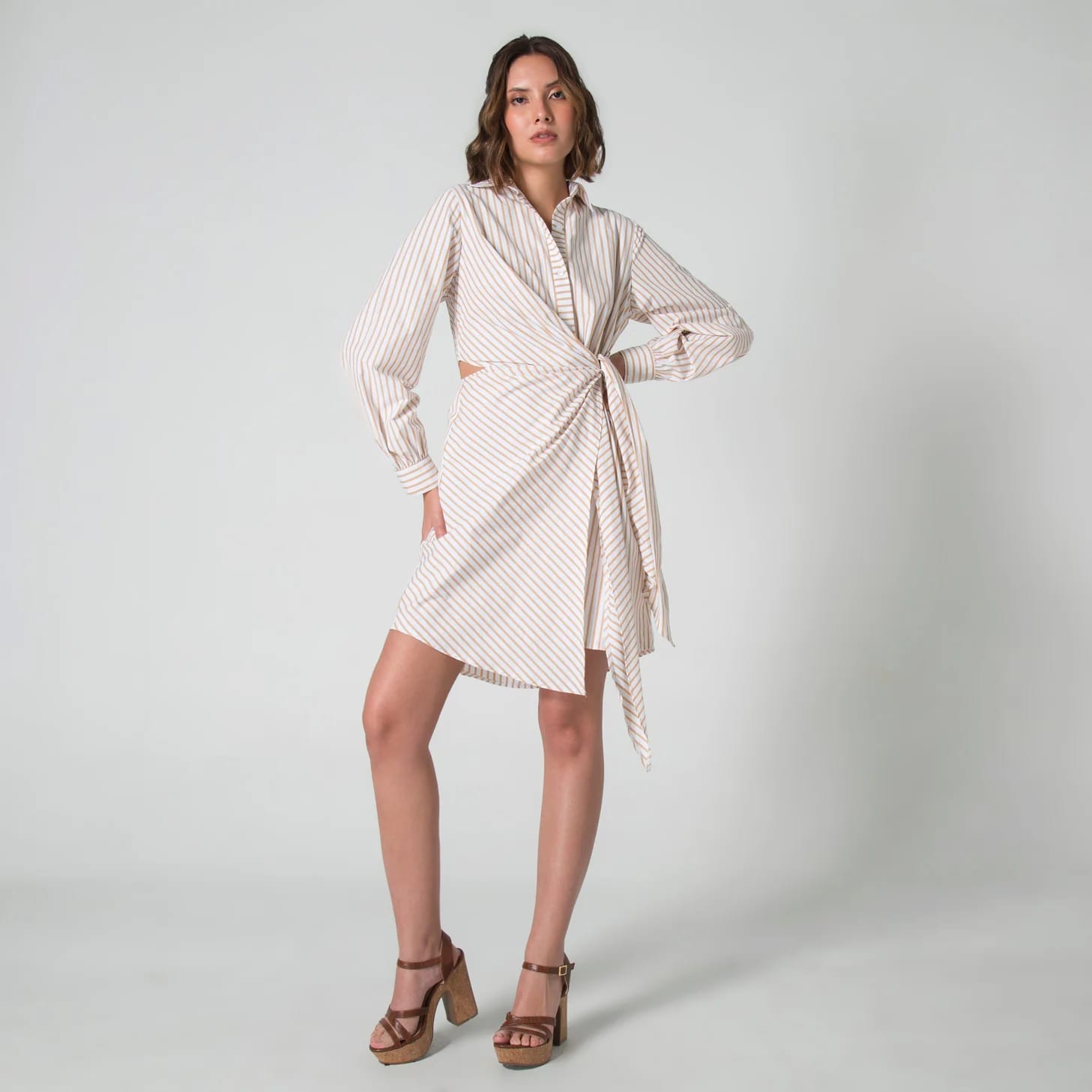 Vestido Drapeado Regular Rumma - imagen 4