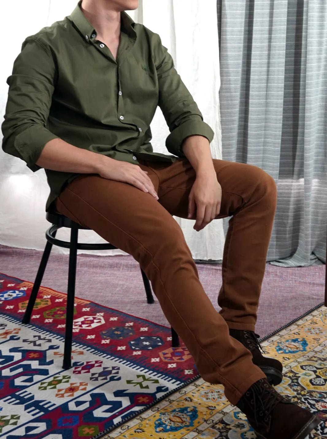 CAMISA PORTOFINO BORDADA | 100% ALGODÓN - imagen 2