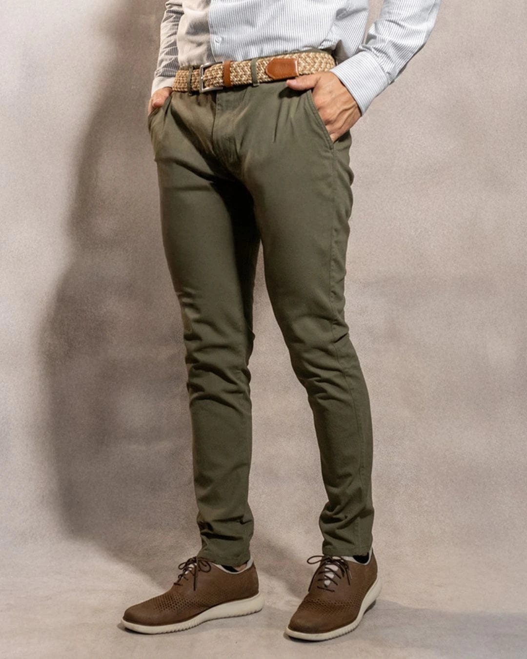 Pantalon Elastico Verde Claro - imagen 3