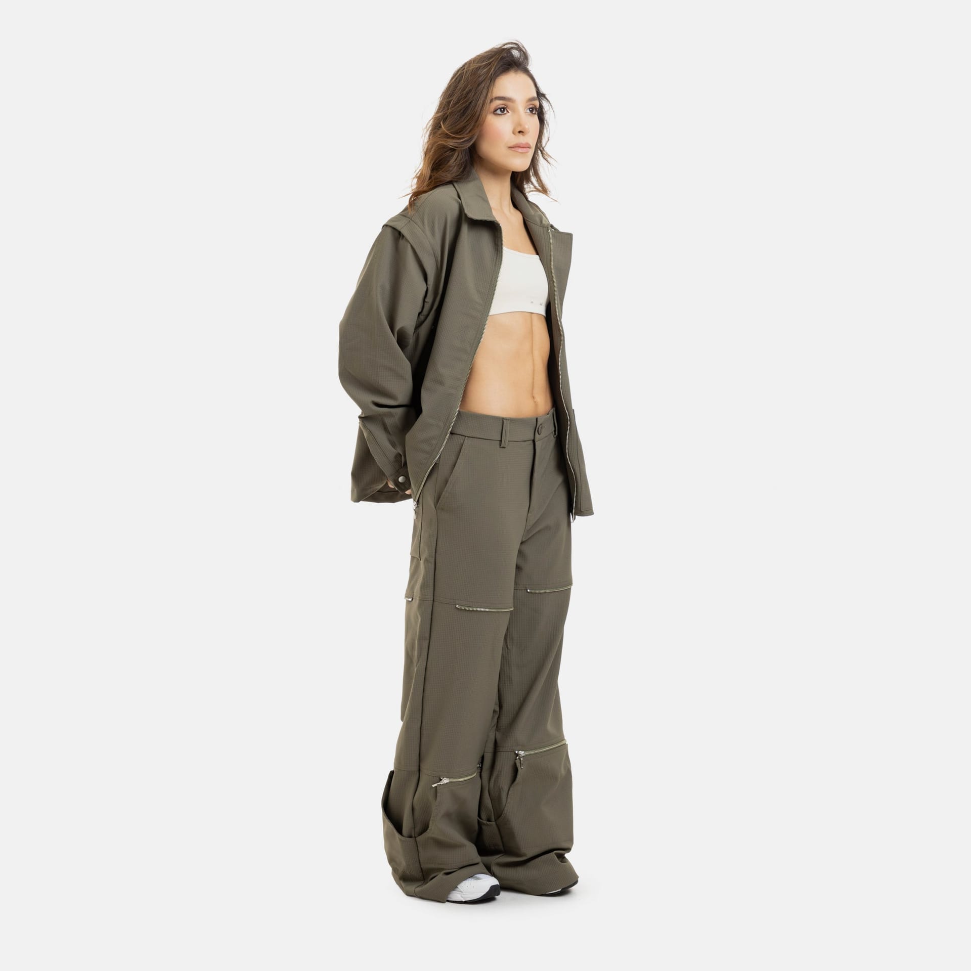 Convertible Utility Jacket Military Green - imagen 9
