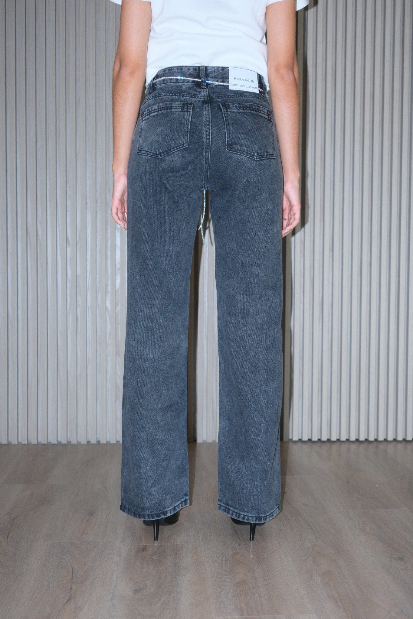 Gray Jeans Sparkling Belt - imagen 3