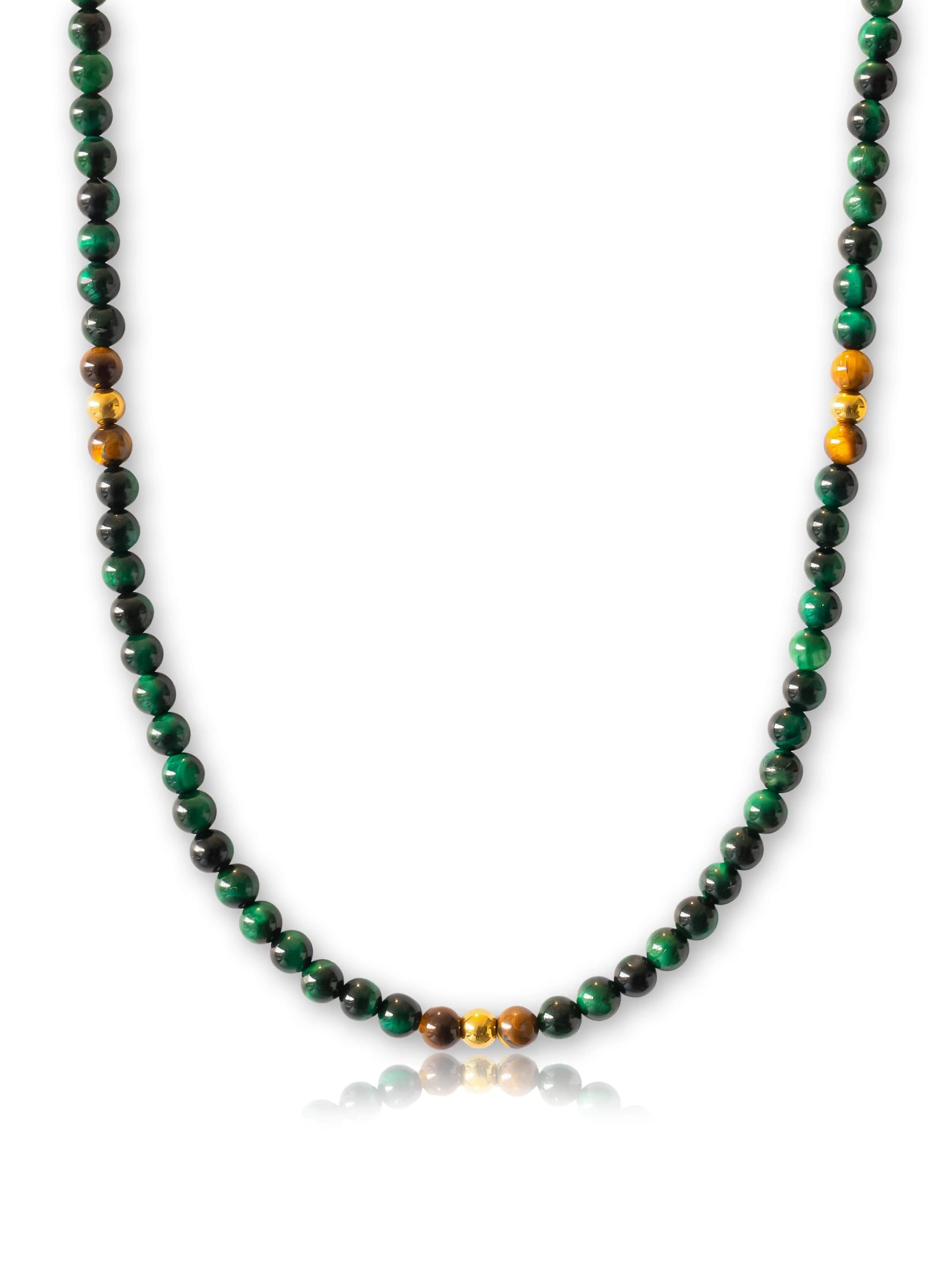 Collar Ojo de Tigre Verde 6mm - imagen 1