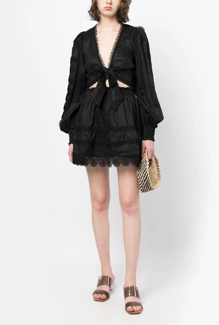 CHLOE TOP BLACK - imagen 2