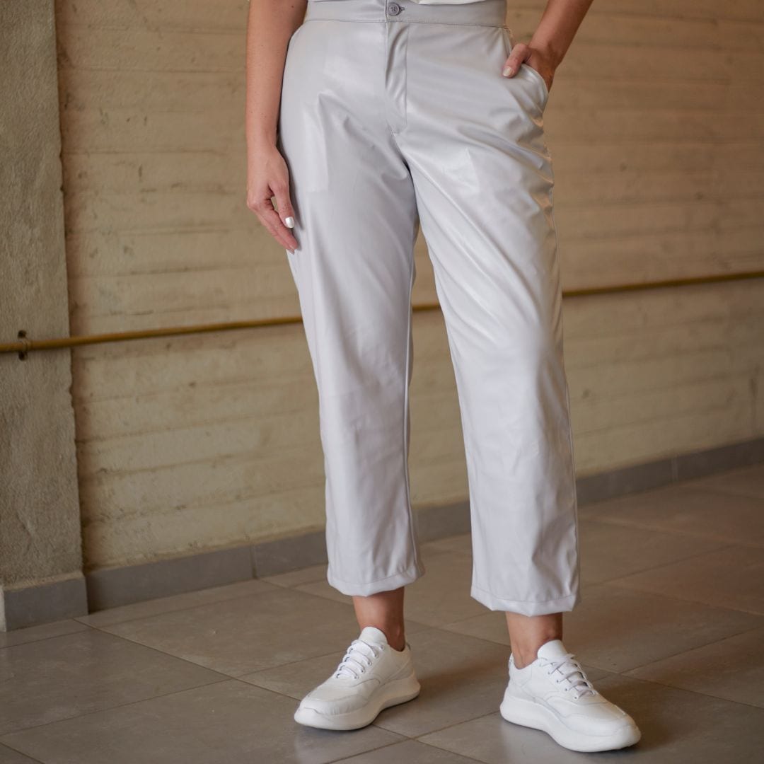 Pantalón Cuerina Gris - imagen 3
