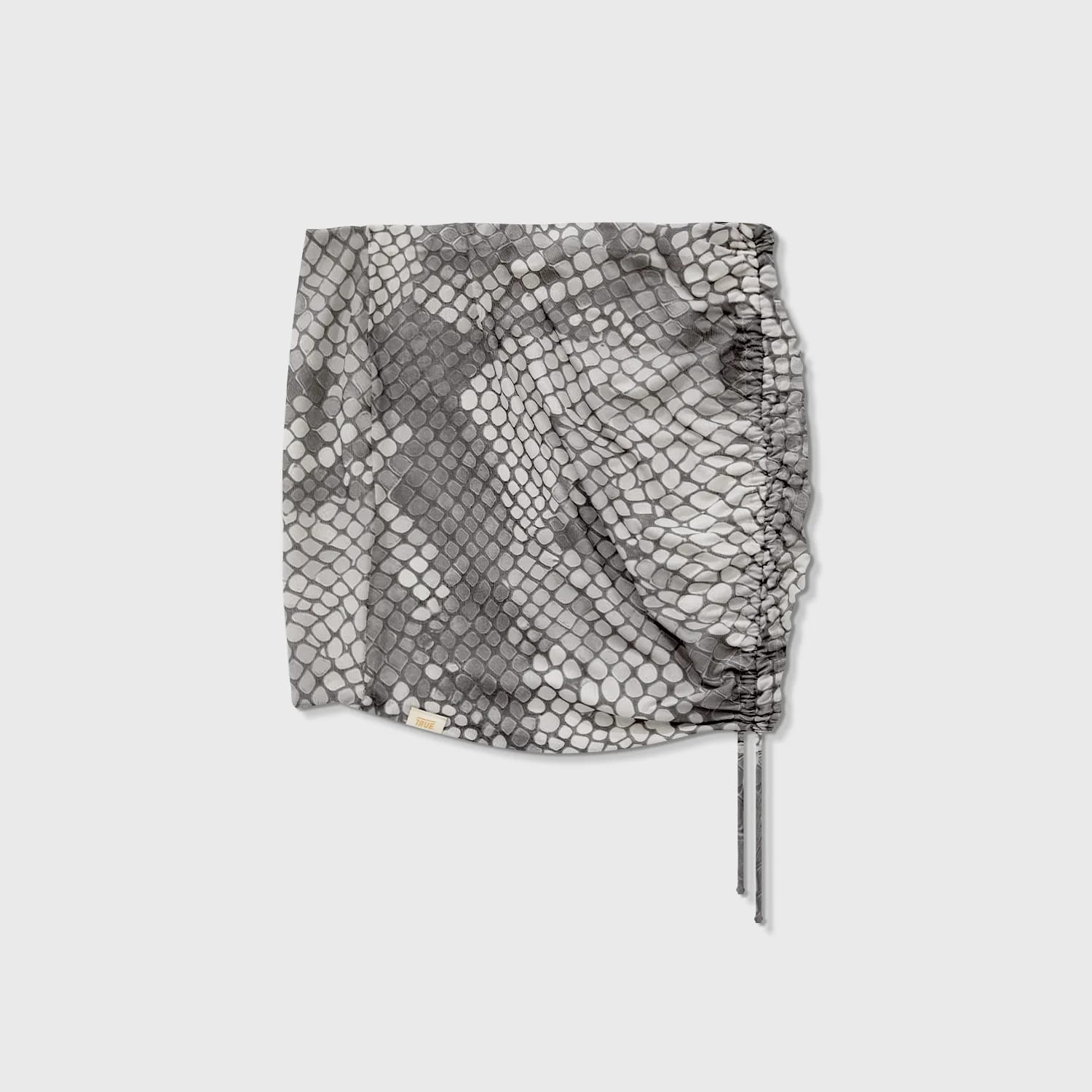 Python Mesh Mini Skirt - Gray - imagen 9