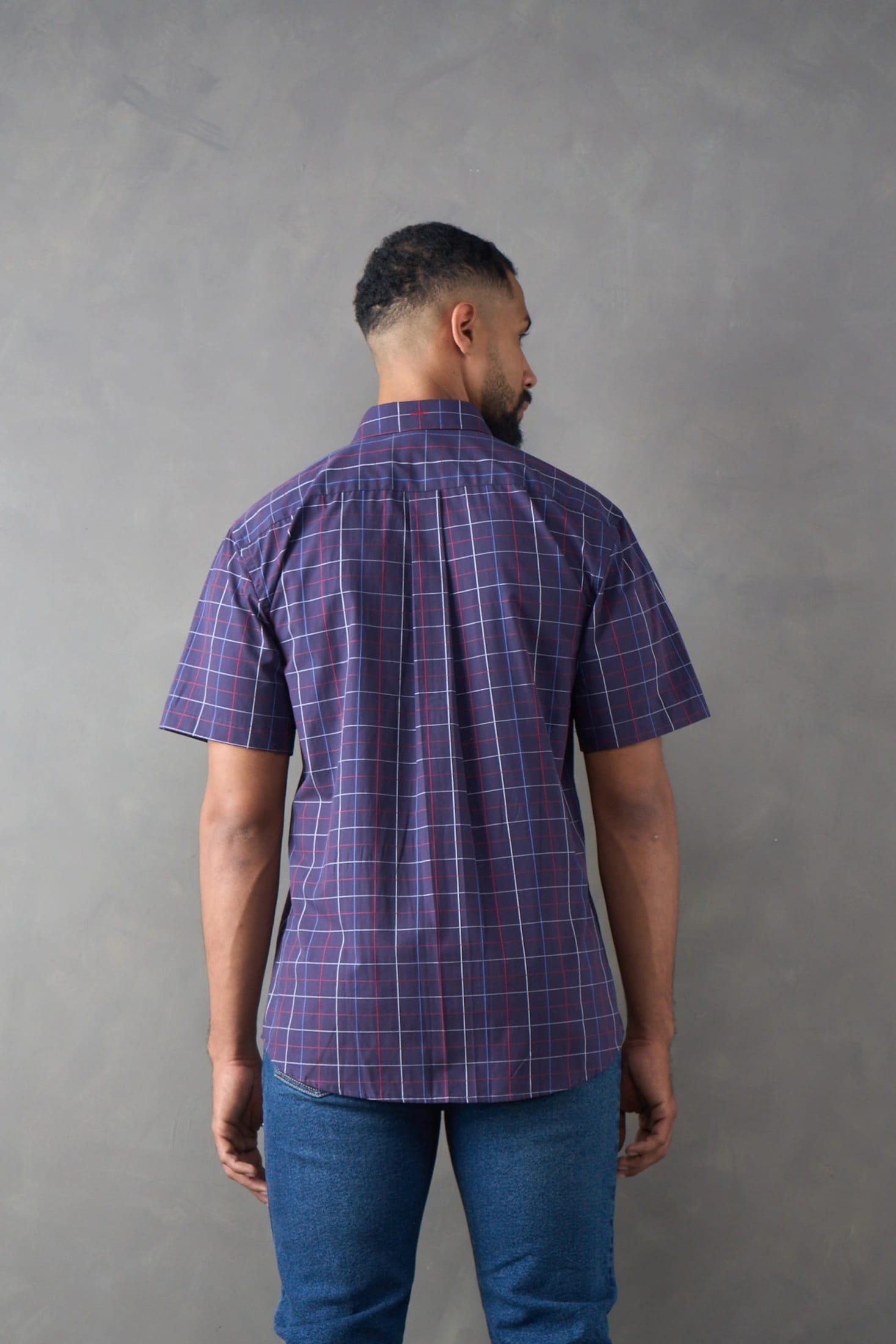 Camisa manga corta azul oscuro - imagen 2