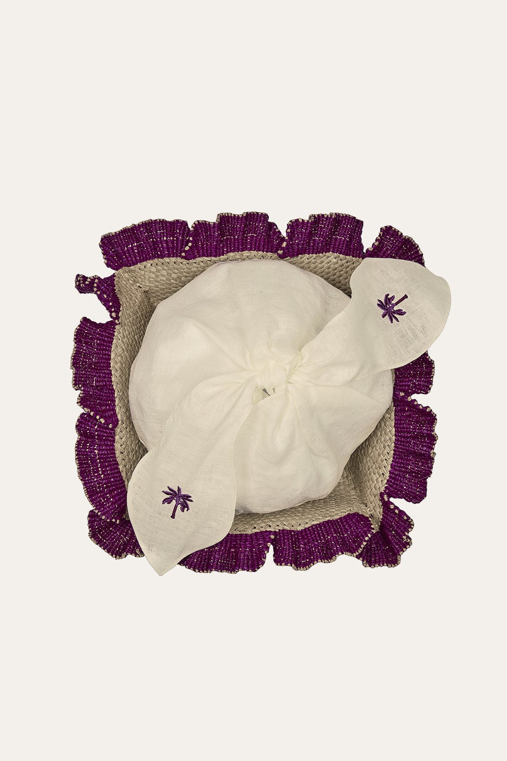 Mushroom Mandala Bread Basket Set of 2 - imagen 2