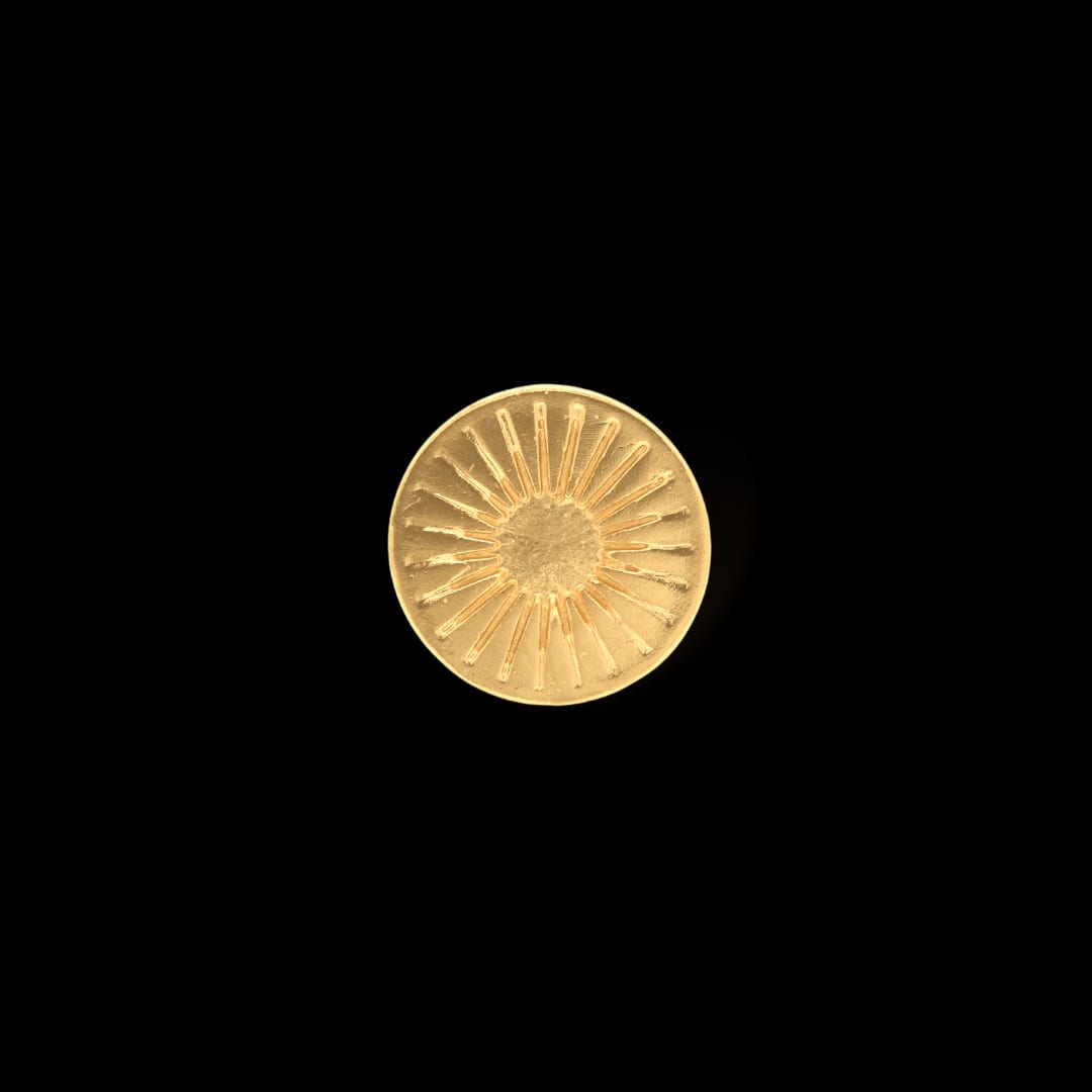 Anillo de sol precolombino - imagen 2