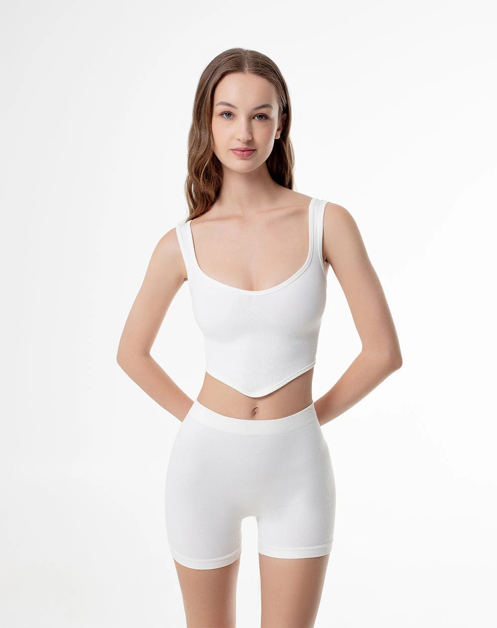 Panty tipo bóxer seamless crudo mujer - imagen 1