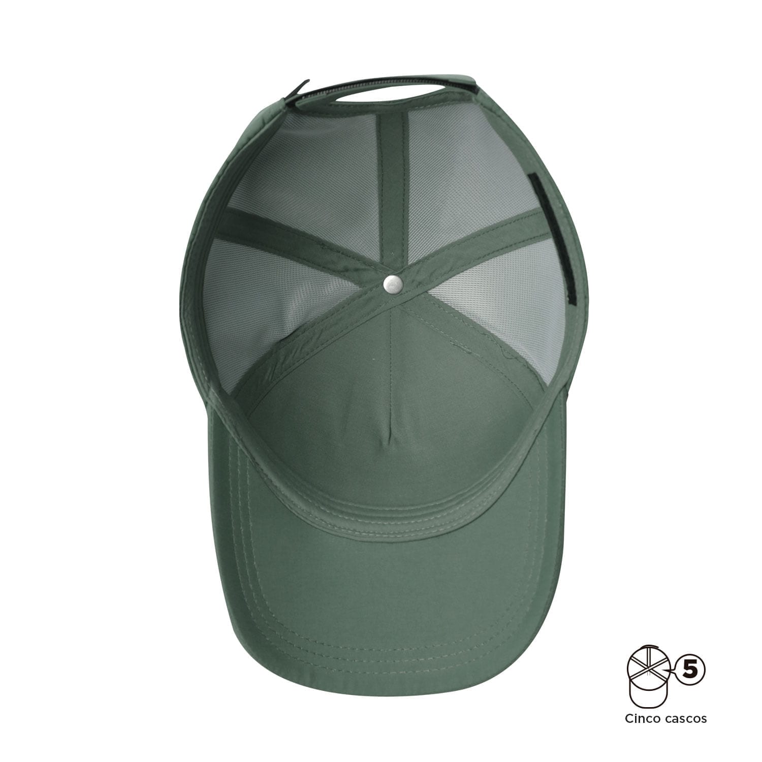 Gorra Beisbolera Tolon con Filtro UV Verde - imagen 5