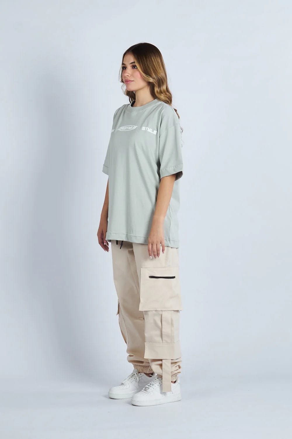 Camiseta oversize estampado Together Gris V | DROP 03 | - imagen 8