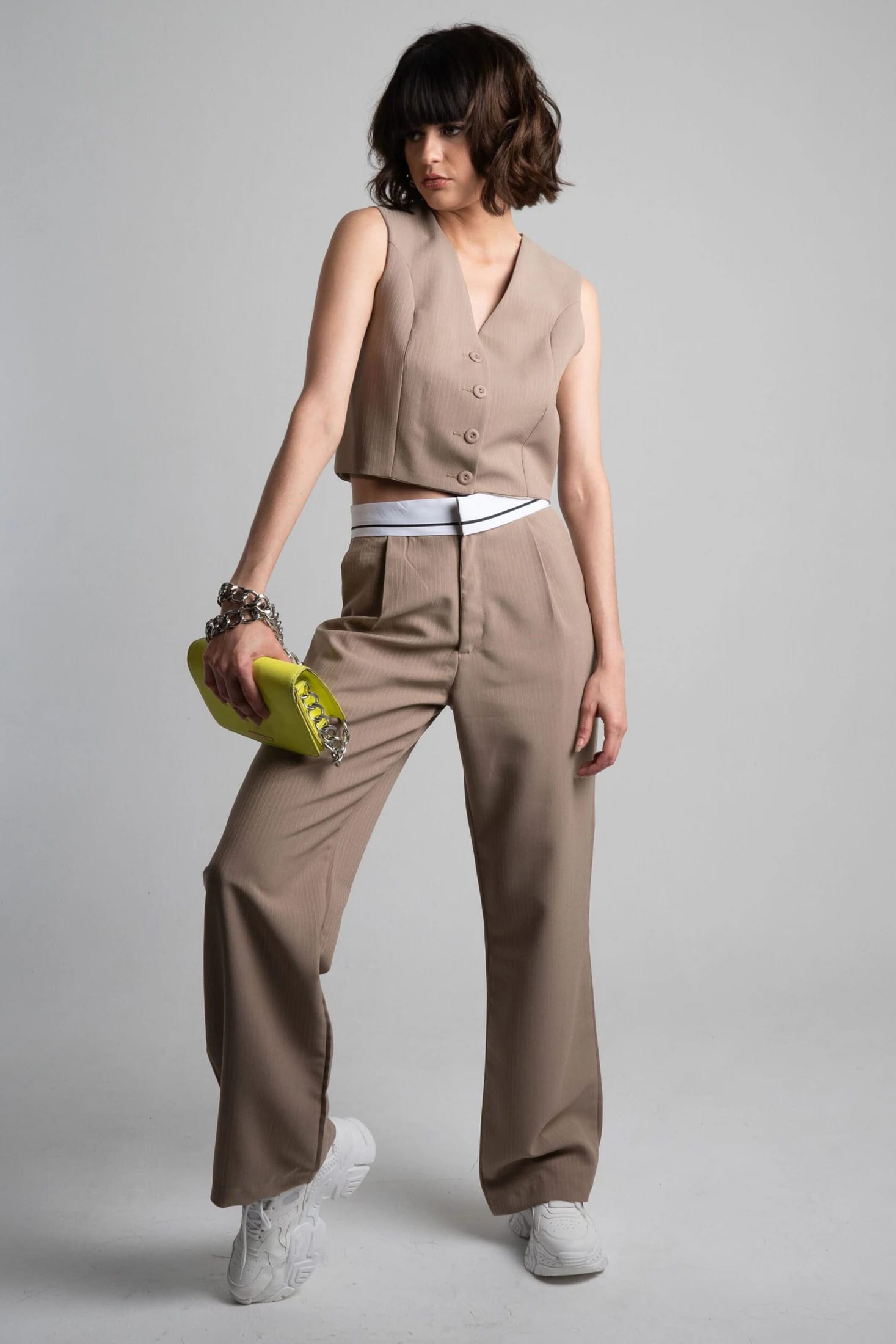 Pantalón Tayloring Camel - imagen 4