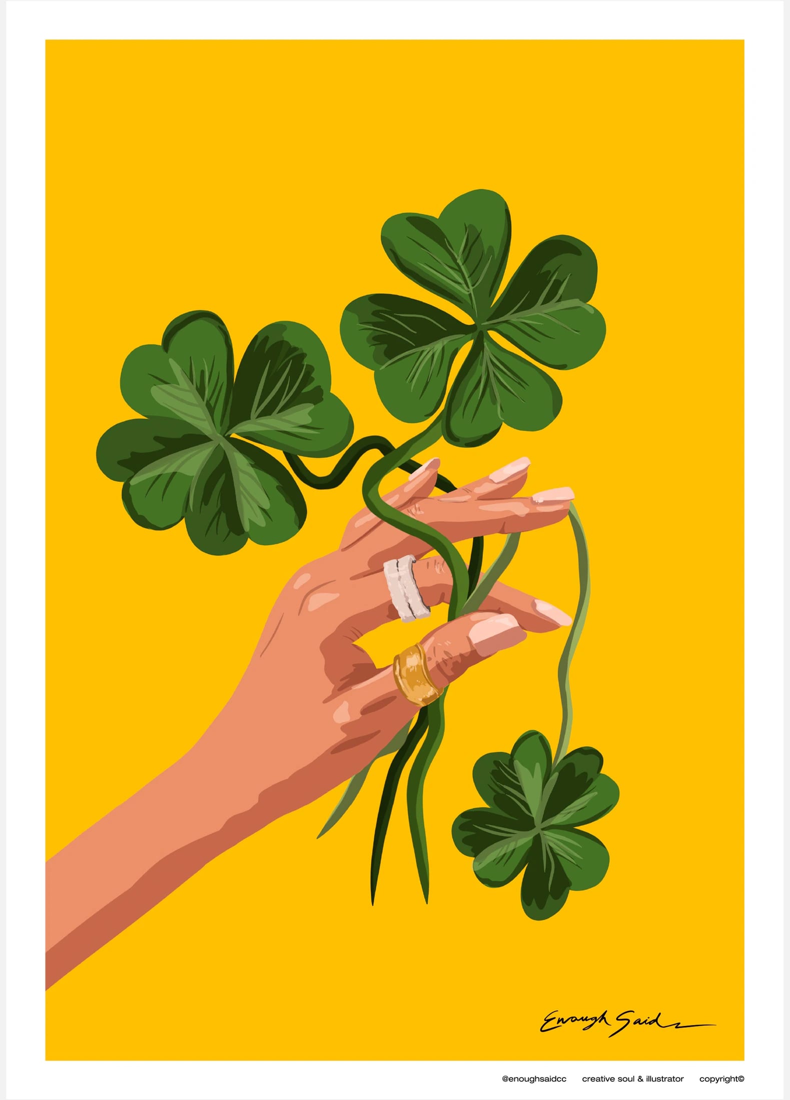 Poster Clovers | Enough Said - imagen 2