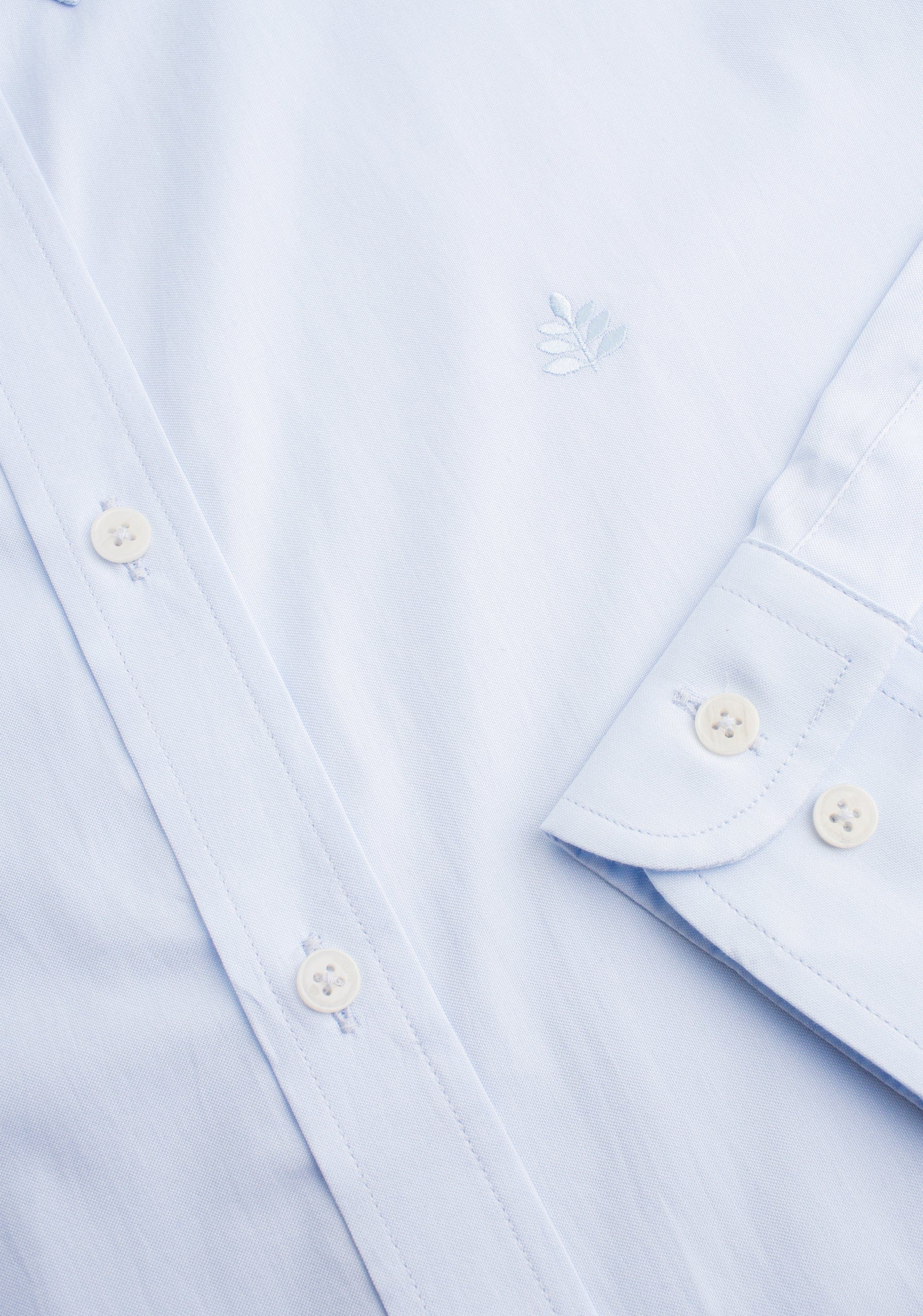 Camisa H CBD Unicolor L-Atn Azul Claro - imagen 3