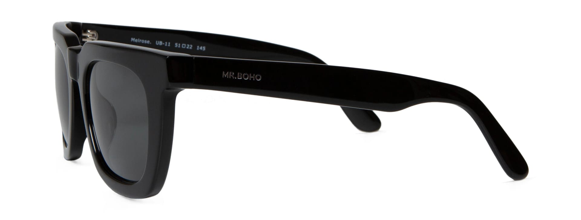 BLACK MELROSE WITH CLASSICAL LENSES - imagen 2