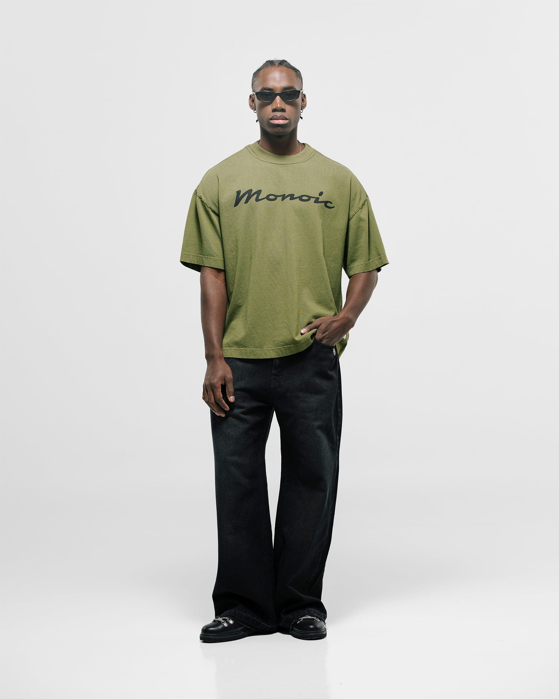 Camiseta Boxy Fit Riva - Verde Oliva - imagen 4