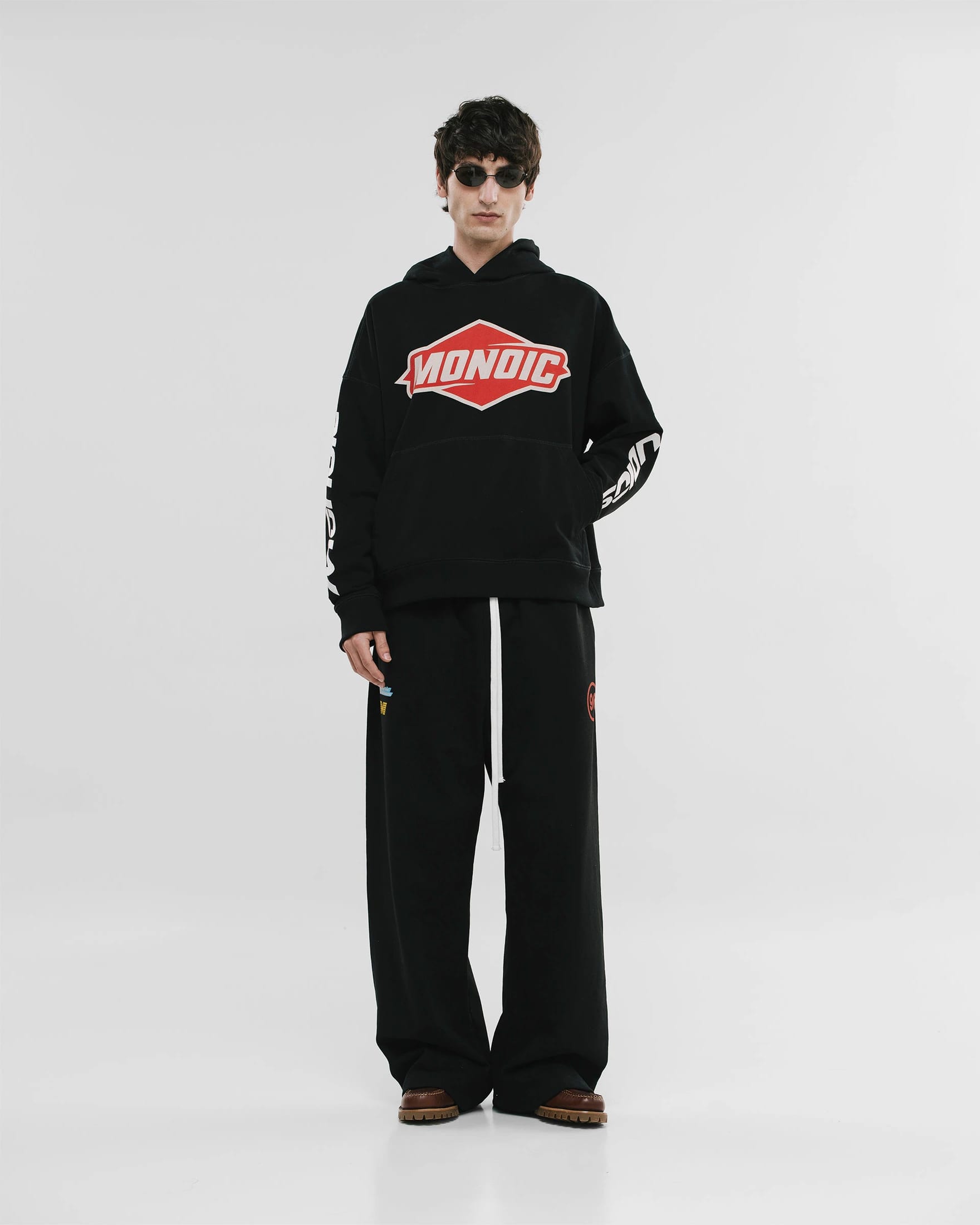 Hoodie Oversized Oil - Negro Oscuro - imagen 3