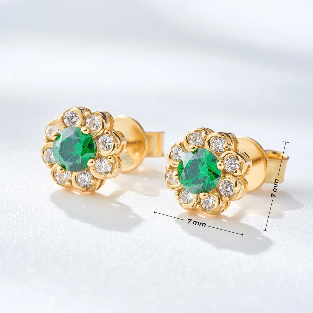 Aretes Dalia Esmeralda - imagen 4